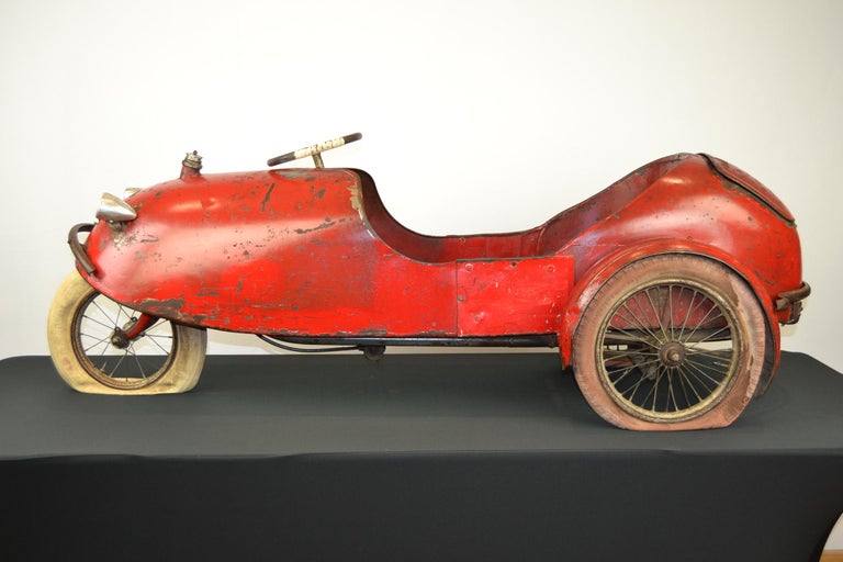 Barnfind Antique Large Tadpole Rider Tricycle Pedal Car France 1930s For Sale At 1stdibs