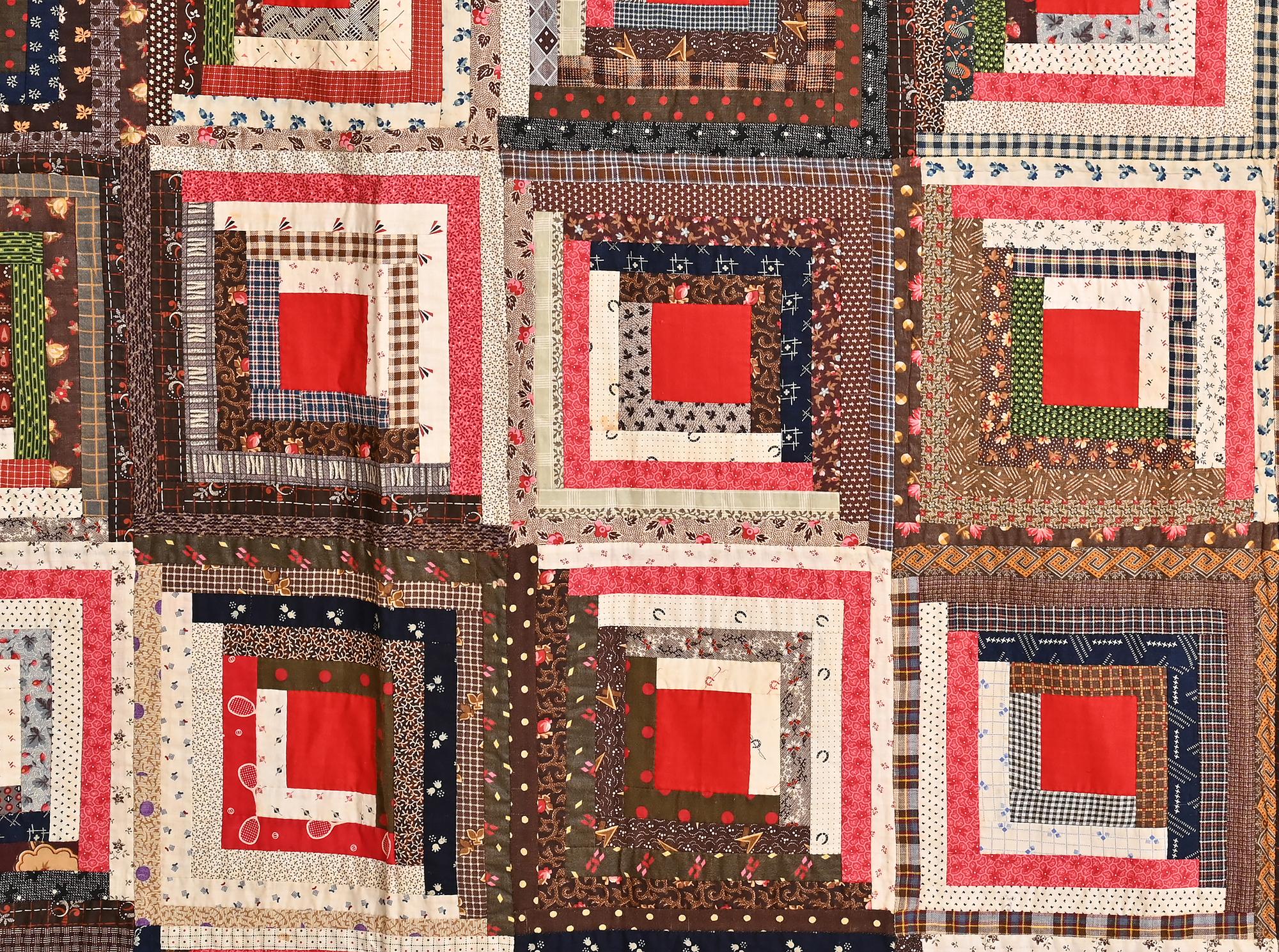 Barnraising Log Cabin Quilt 2