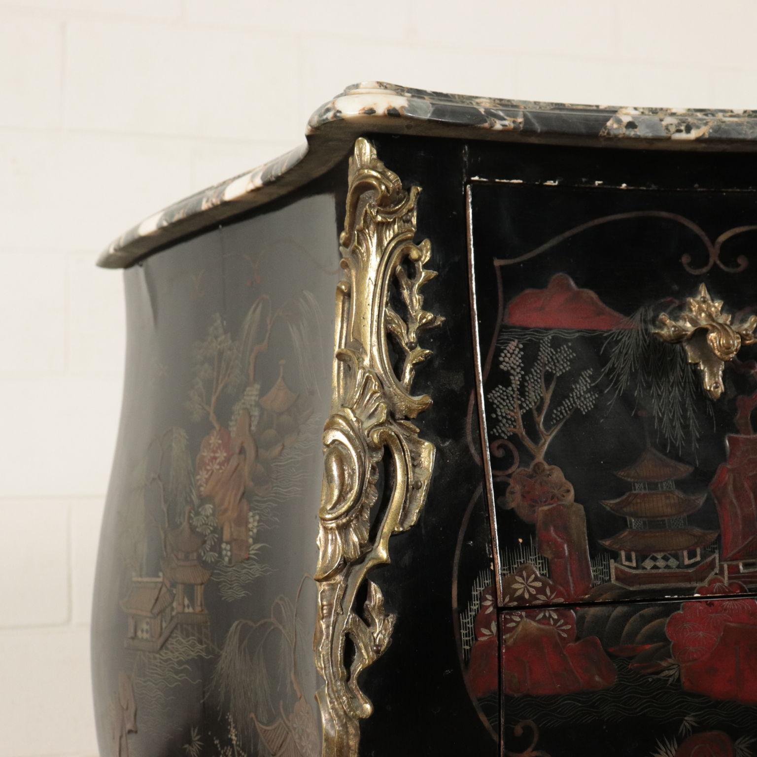 Other Barocchetto Chest of Drawers Marble, Italy, 20th Century