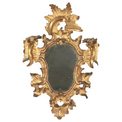 Antique Barocchetto Style Frame Mercury, Italy, 18th Century