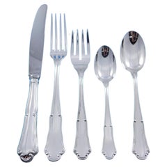 Retro Barocco by Wallace Sterling Silver Flatware Set 12 Service 66 pc Italy Dinner