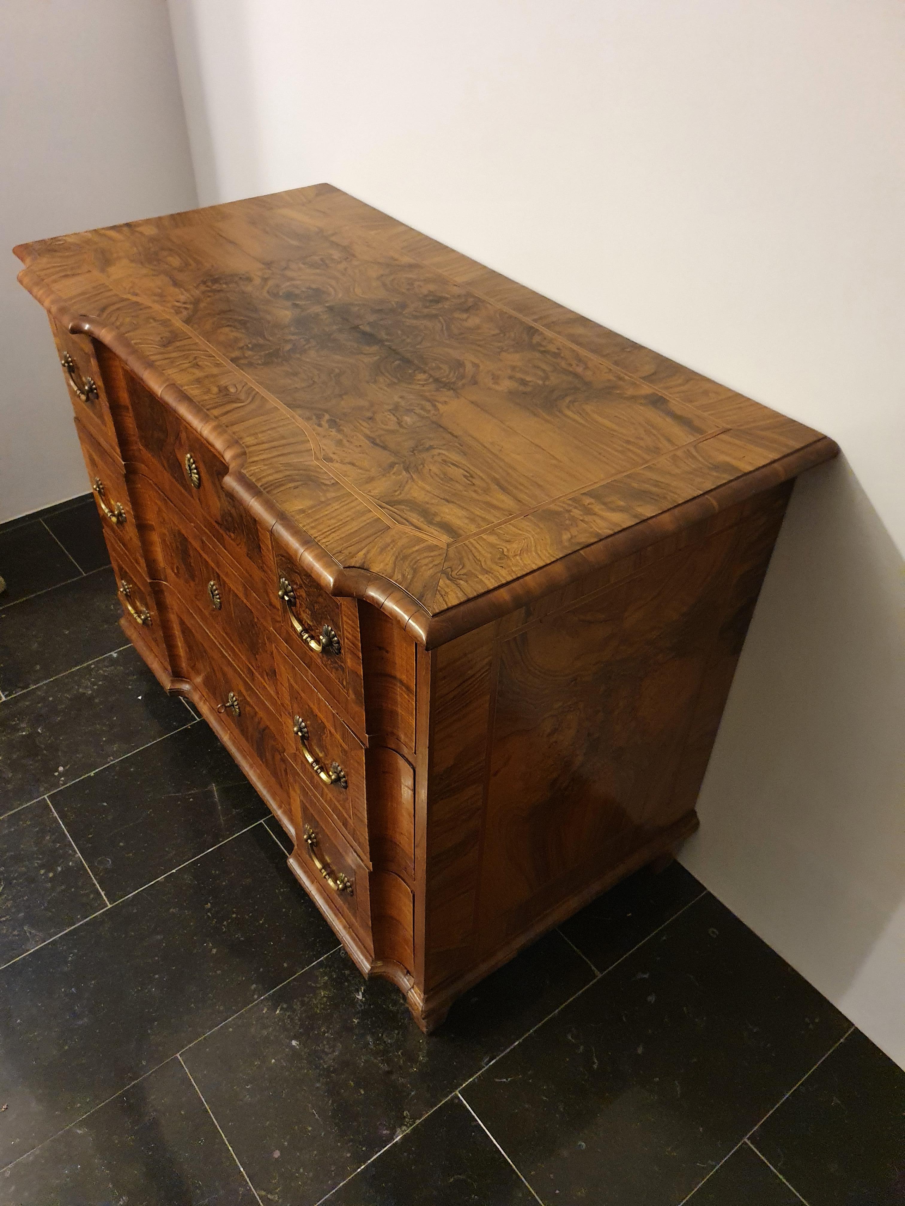Wood Barockkommode 18. Jahrhundert Süddeutschland For Sale