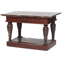 Barok Tisch mit Steinplatte