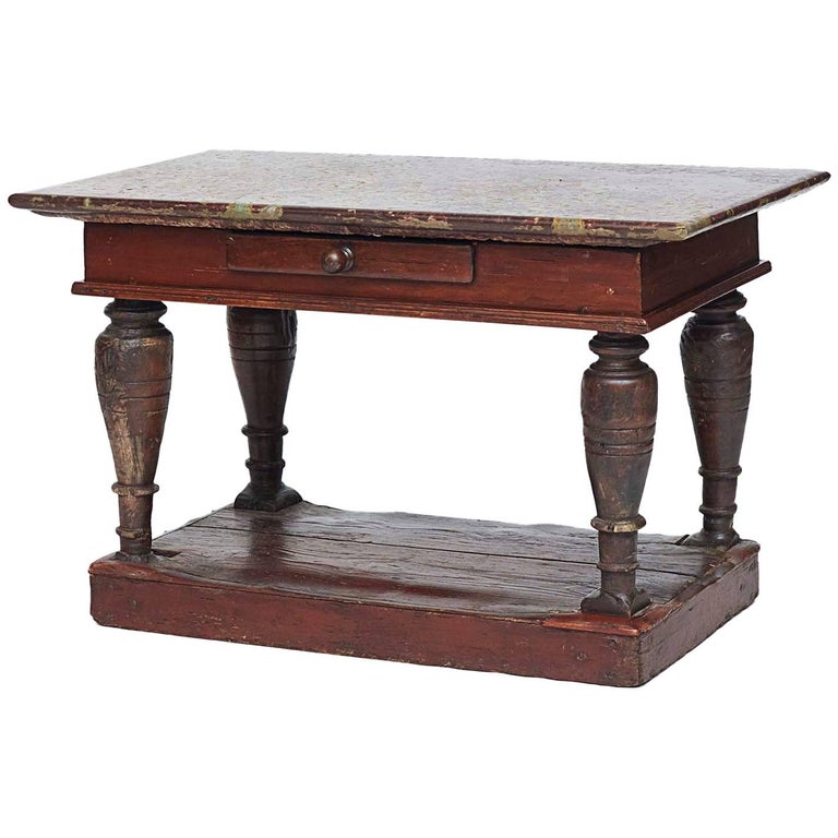 Barok Table With Stone Tabletop For Sale At 1stdibs