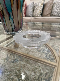 Barolac Josef Inwald portabottiglie da champagne in cristallo smerigliato con motivo a geranio