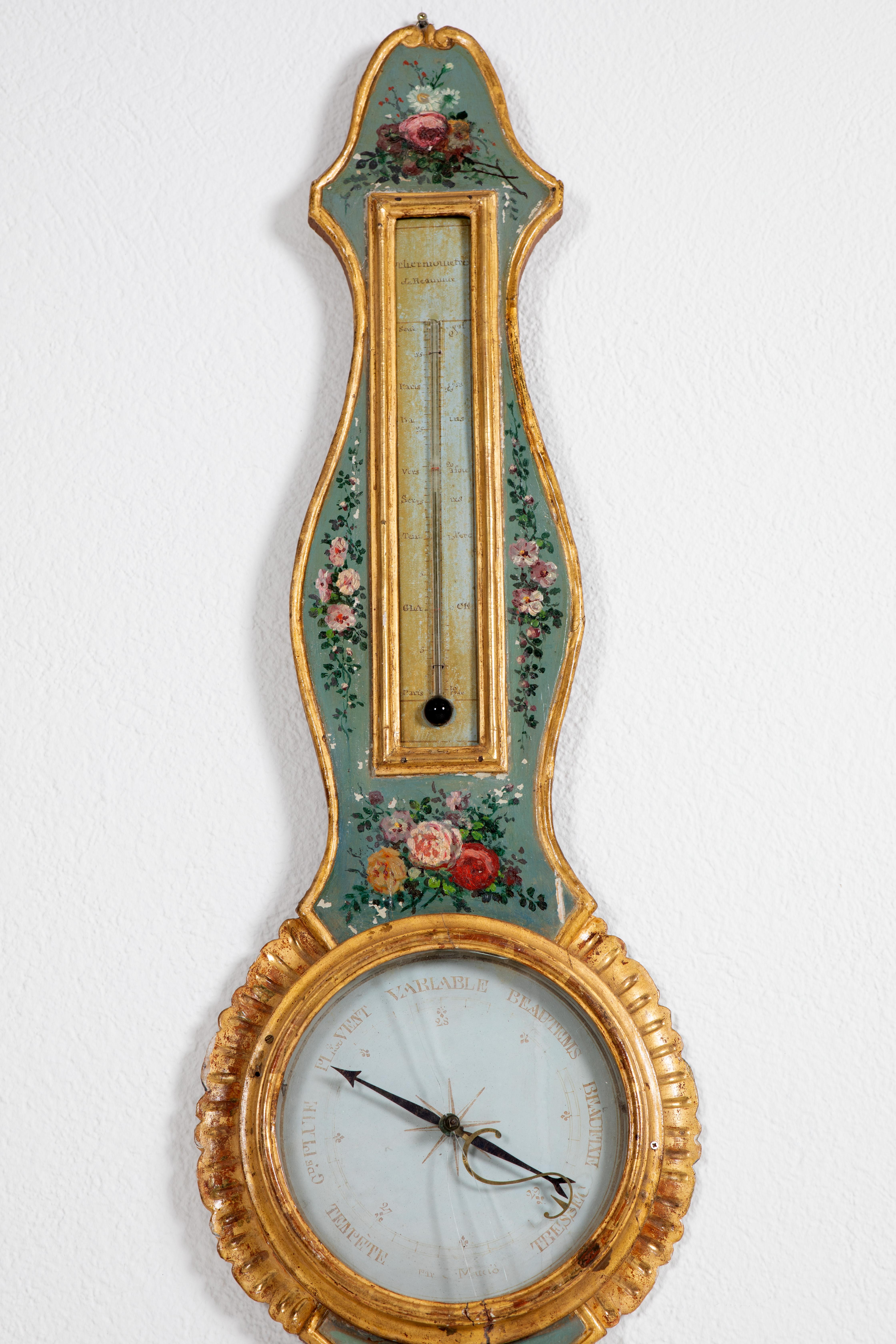 Barometer (Holz) im Angebot