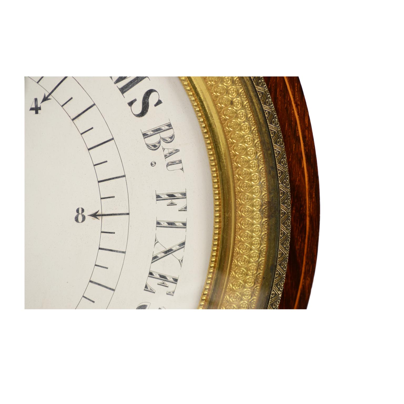Feench Barometer, antikes wissenschaftliches Instrument, Wettermessgerät, 19. Jahrhundert  im Angebot 9