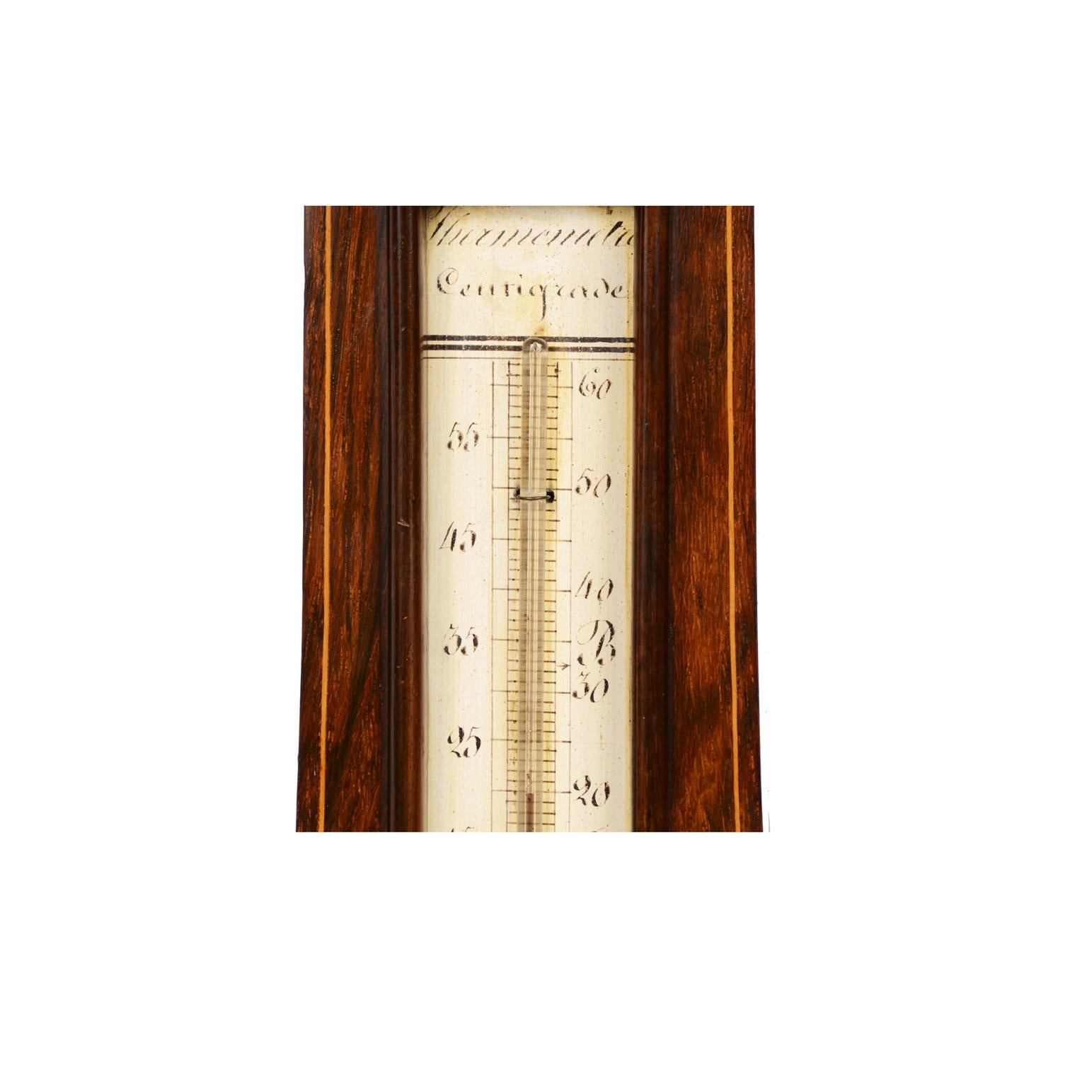 Feench Barometer, antikes wissenschaftliches Instrument, Wettermessgerät, 19. Jahrhundert  (Mittleres 19. Jahrhundert) im Angebot