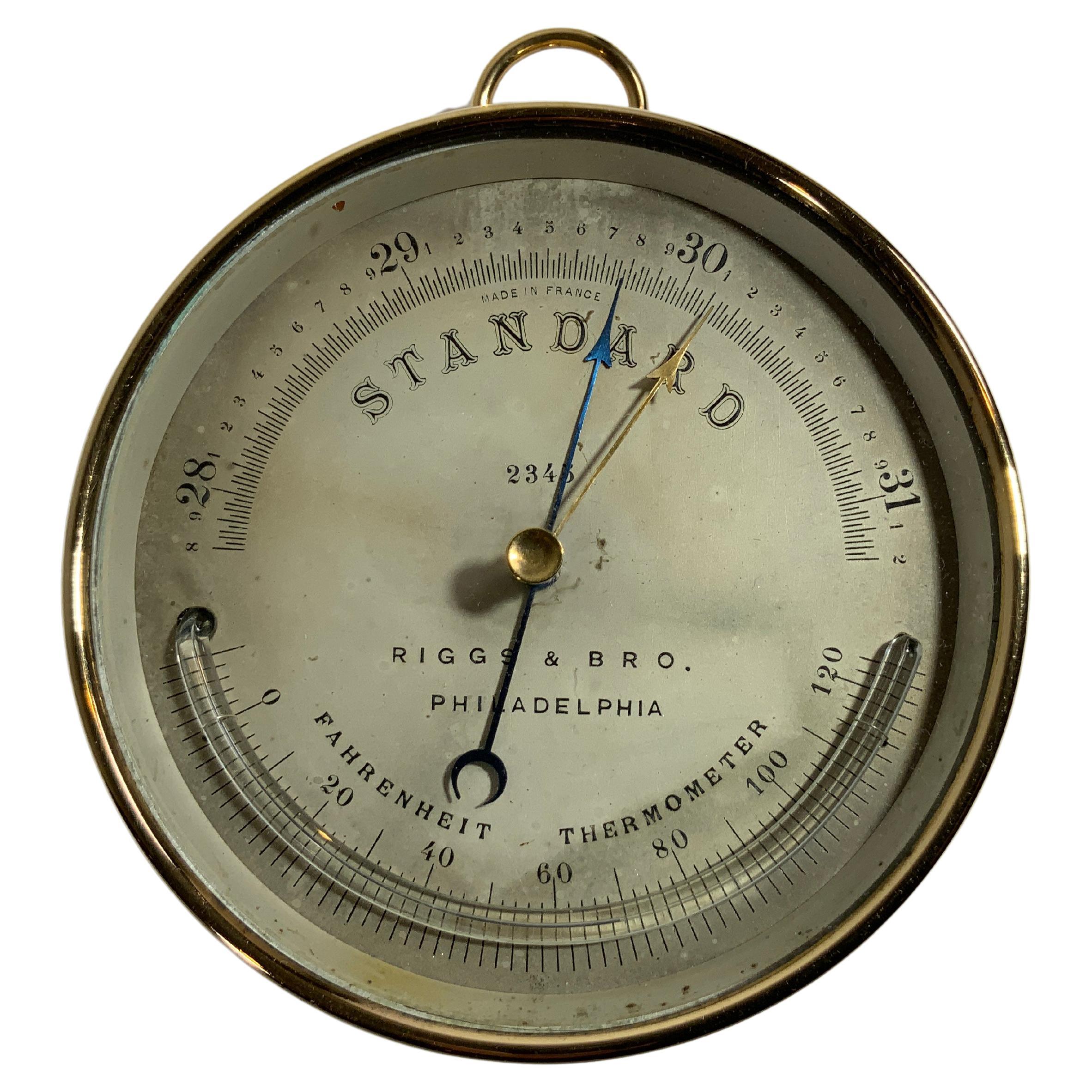 Barometer from Riggs & Brother of Philadelphia