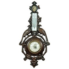 Barometer in a Carved Case, circa 1880