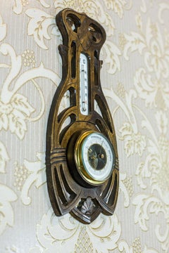 Barometer in a Wooden Case from the Early 20th Century