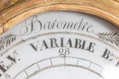 Barometer in Gilded Wood, Louis XVI Period