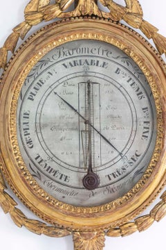 Barometer in Golden Wood, Louis XVI Period