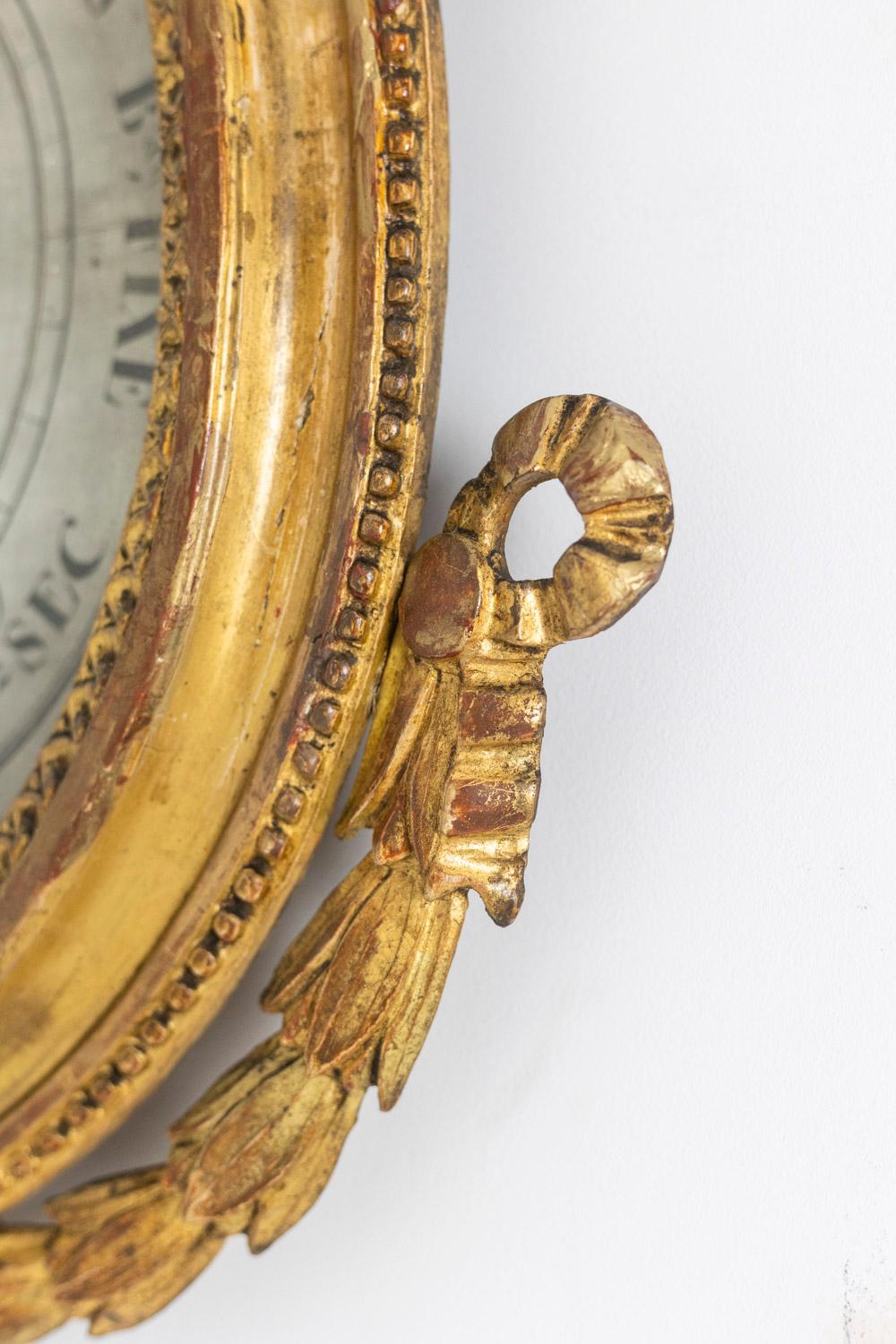 Barometer in Golden Wood, Louis XVI Period 1