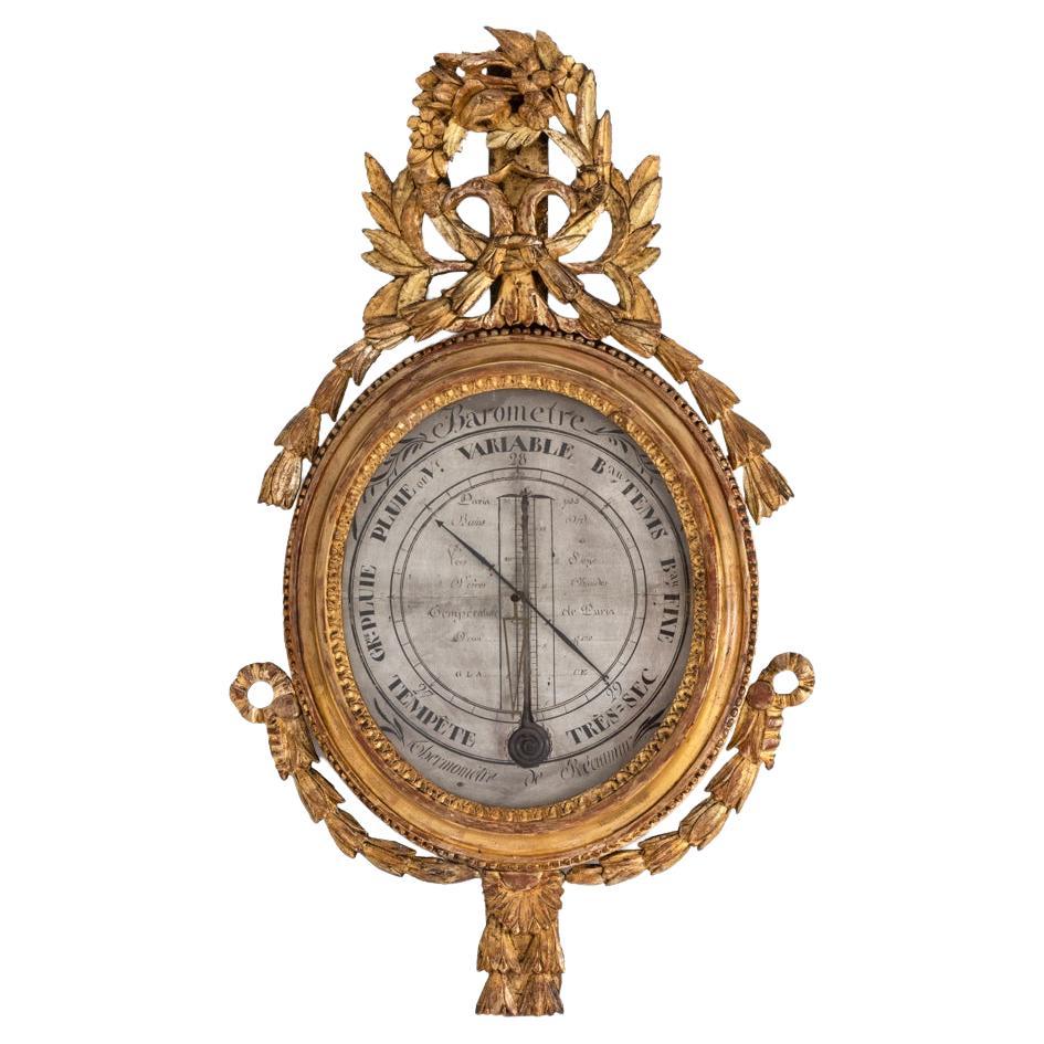 Barometer in Golden Wood, Louis XVI Period