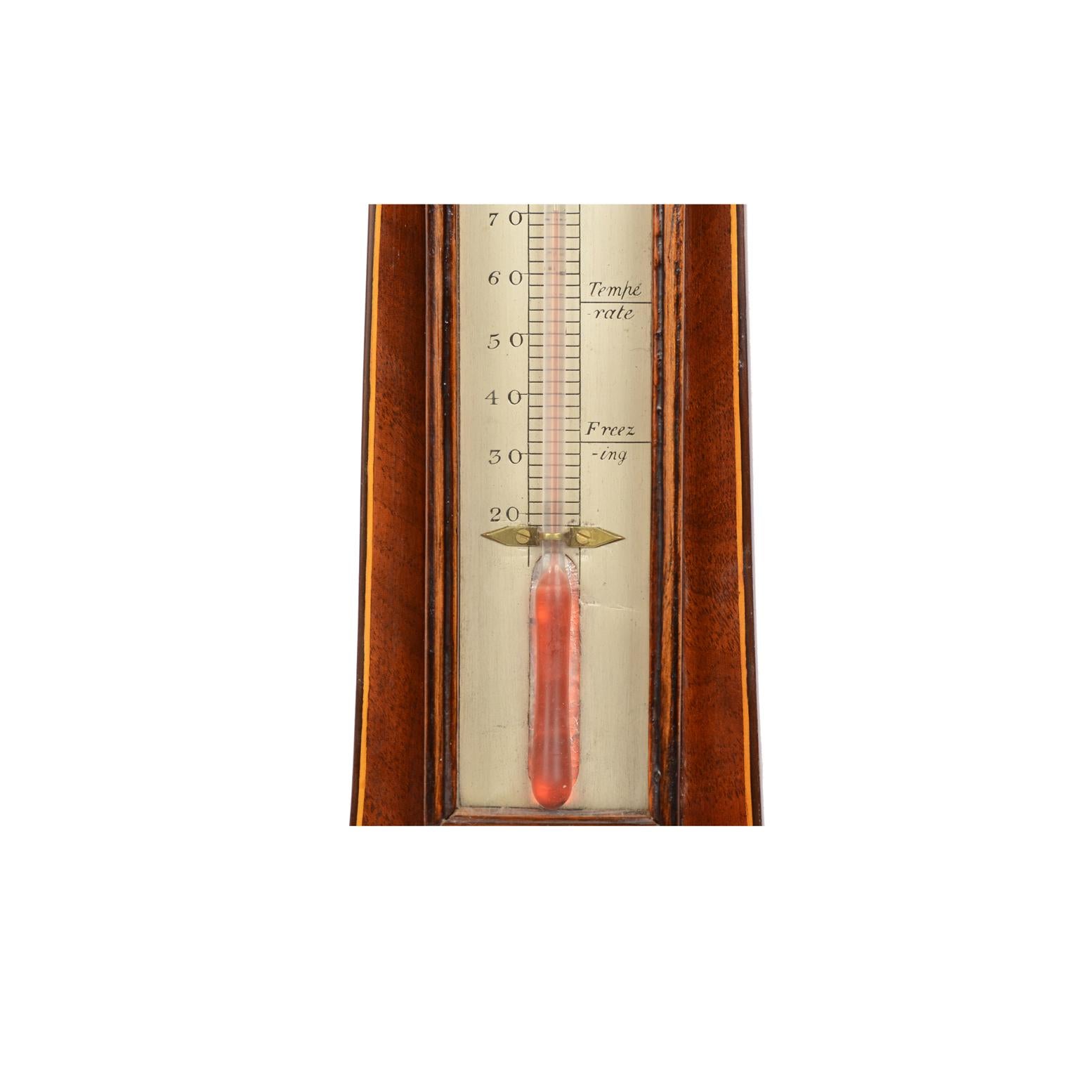 19th Century Antique Barometer Joseph Solcha Hull Antique Forecast Instrument 1