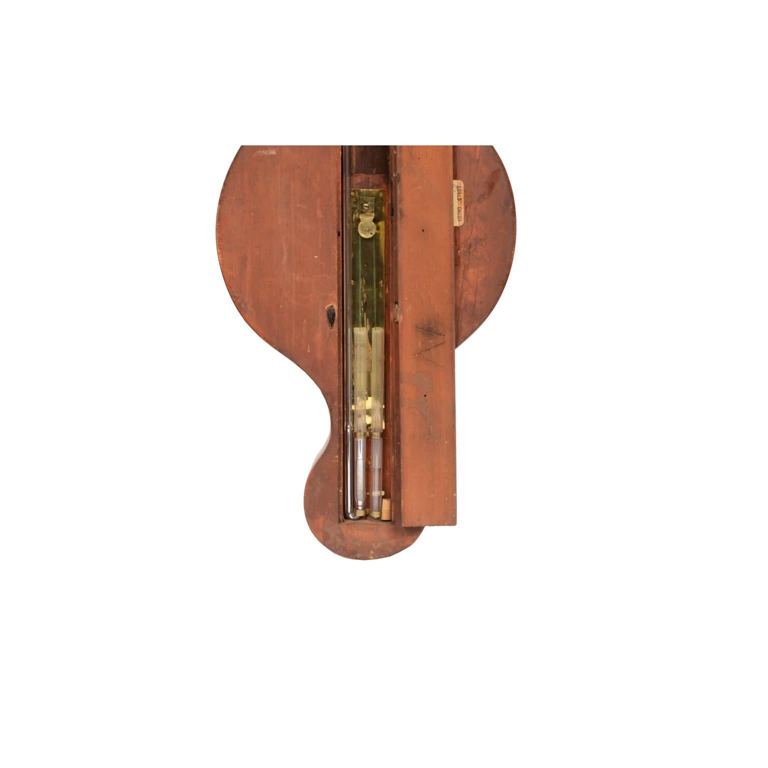 19th Century Antique Barometer Joseph Solcha Hull Antique Forecast Instrument 10