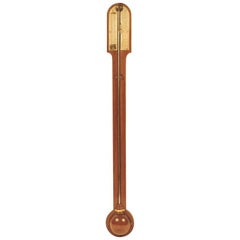 End 19th century Barometer signed V. Cheltenham Old Weather Measuring Instrument