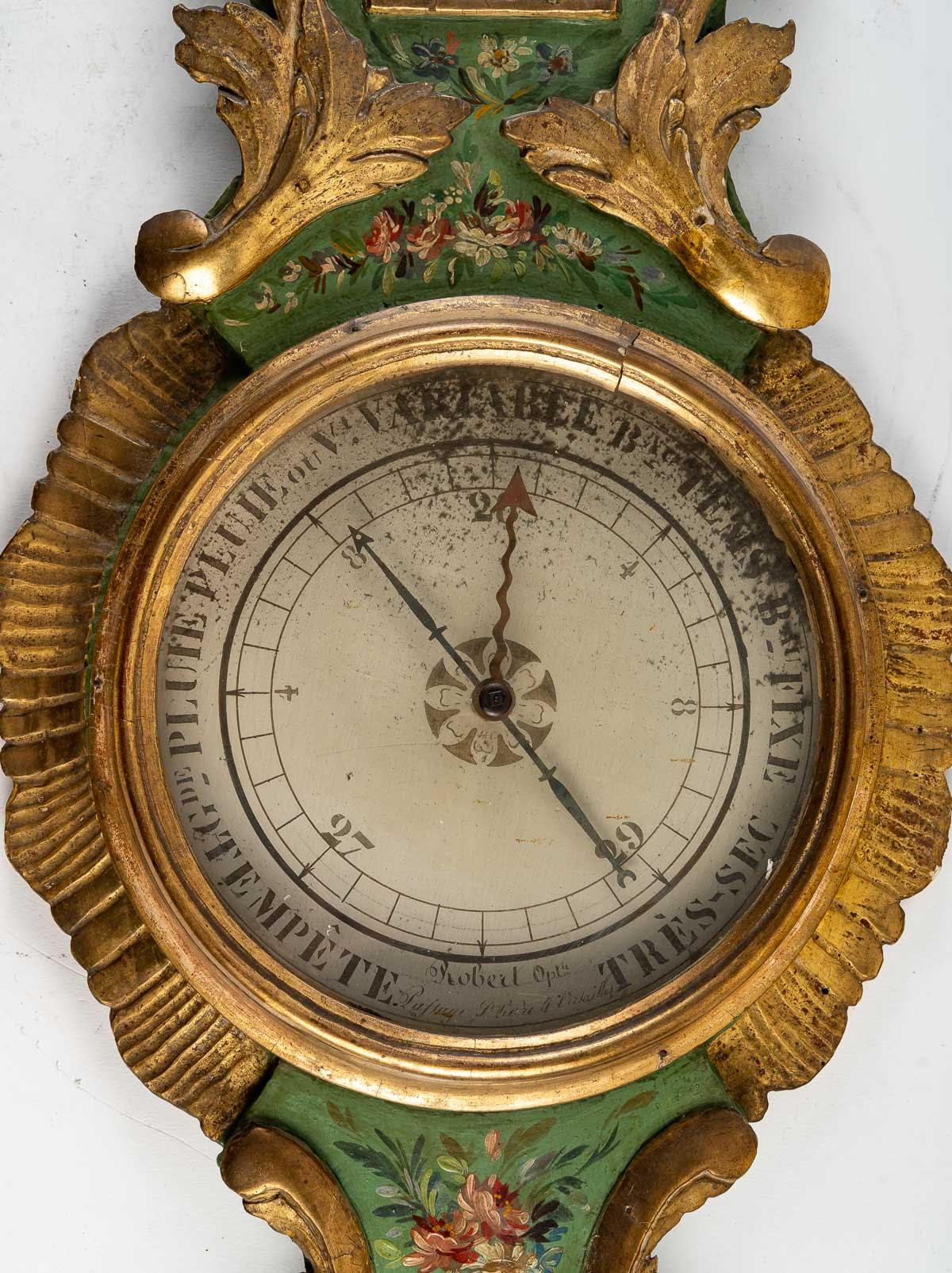 Barometer, Thermometer, Louis XV.-Periode (18. Jahrhundert und früher)
