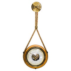 Retro Barometer Weather Station Around, 1960s