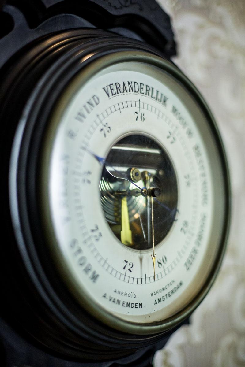 Barometer/Weather Station in a Wooden Case, circa 1900 2