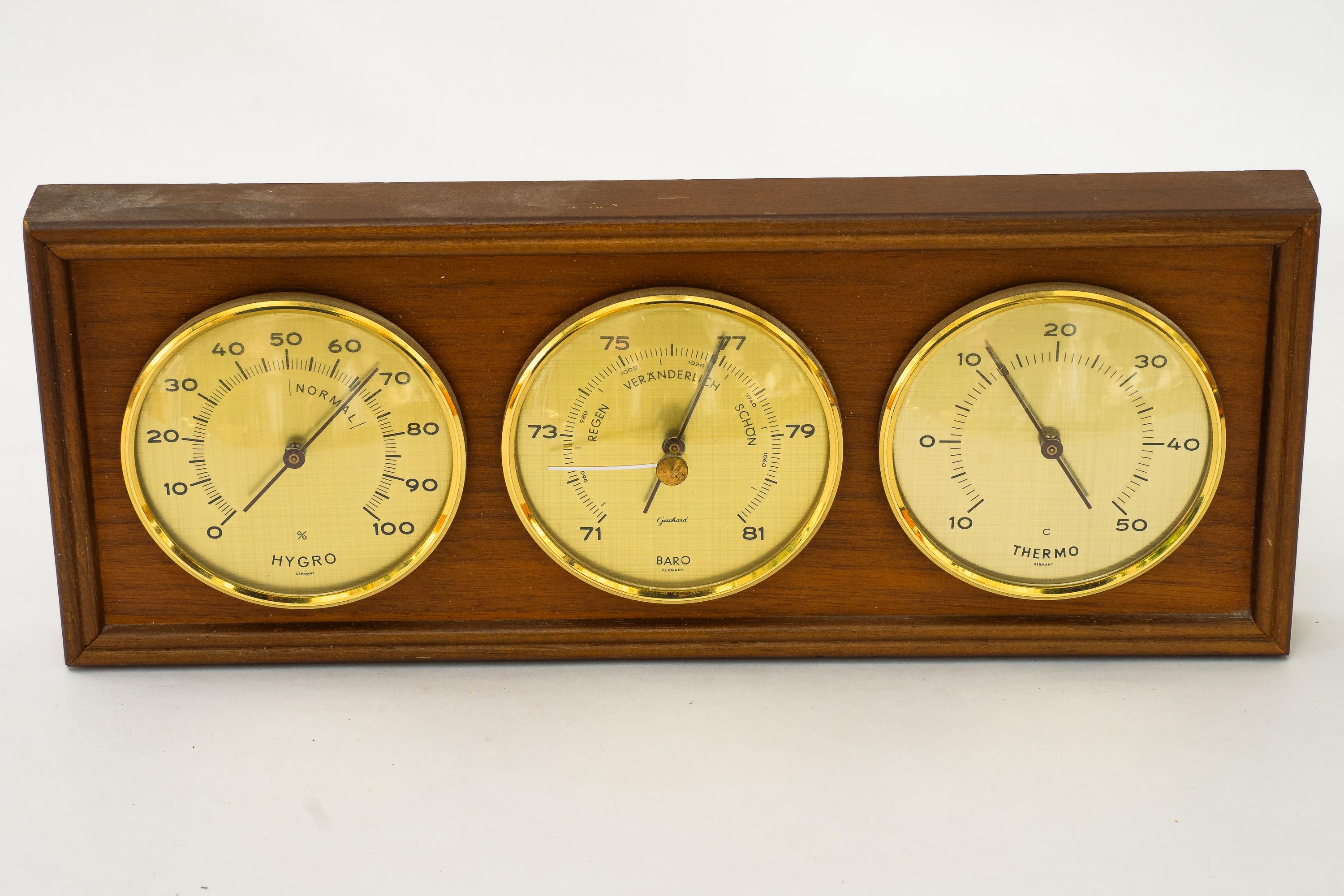 Austriaco Stazione meteorologica barometrica Vienna Around, anni '70 in vendita
