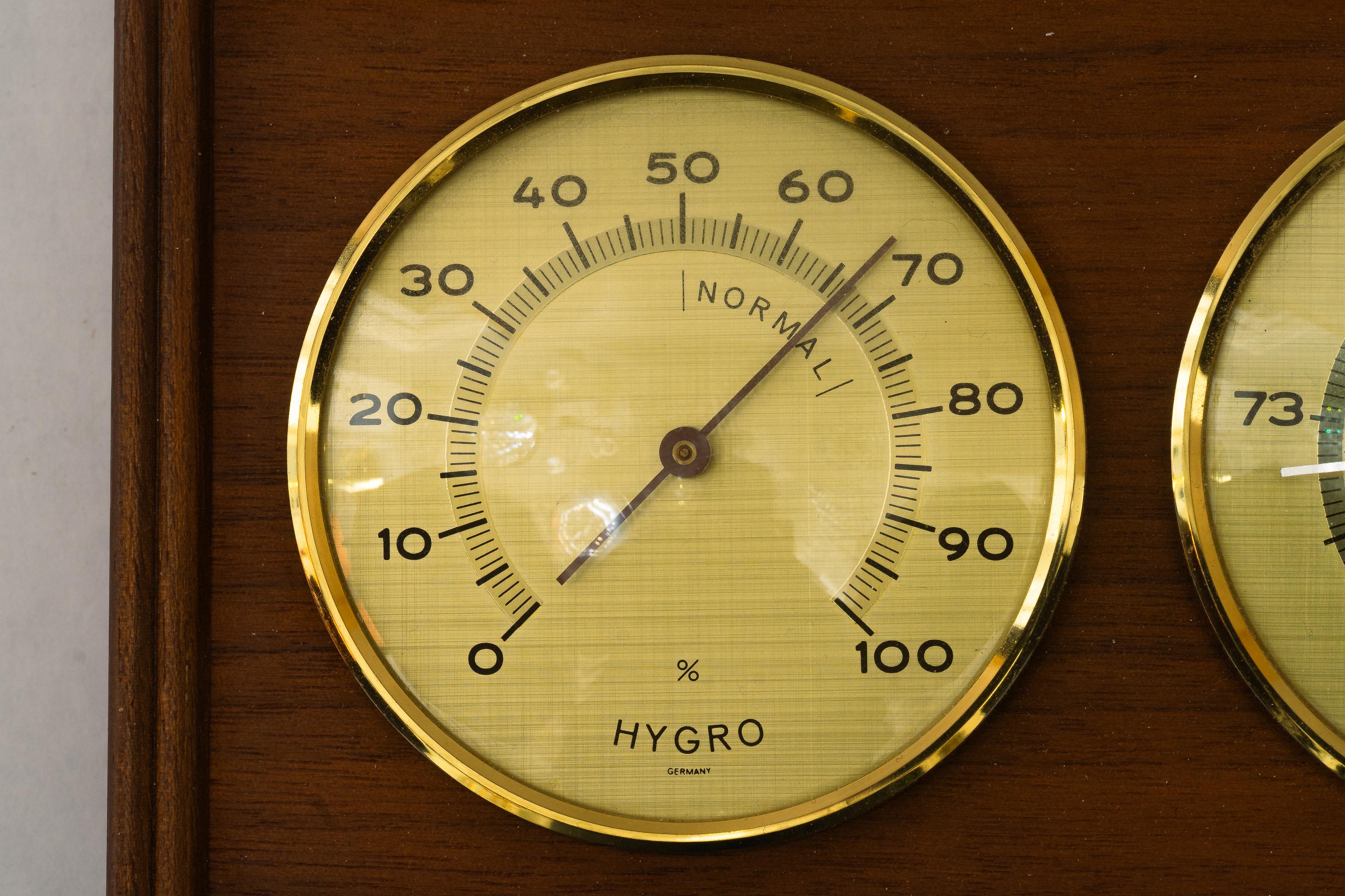 Stazione meteorologica barometrica Vienna Around, anni '70 in vendita 2