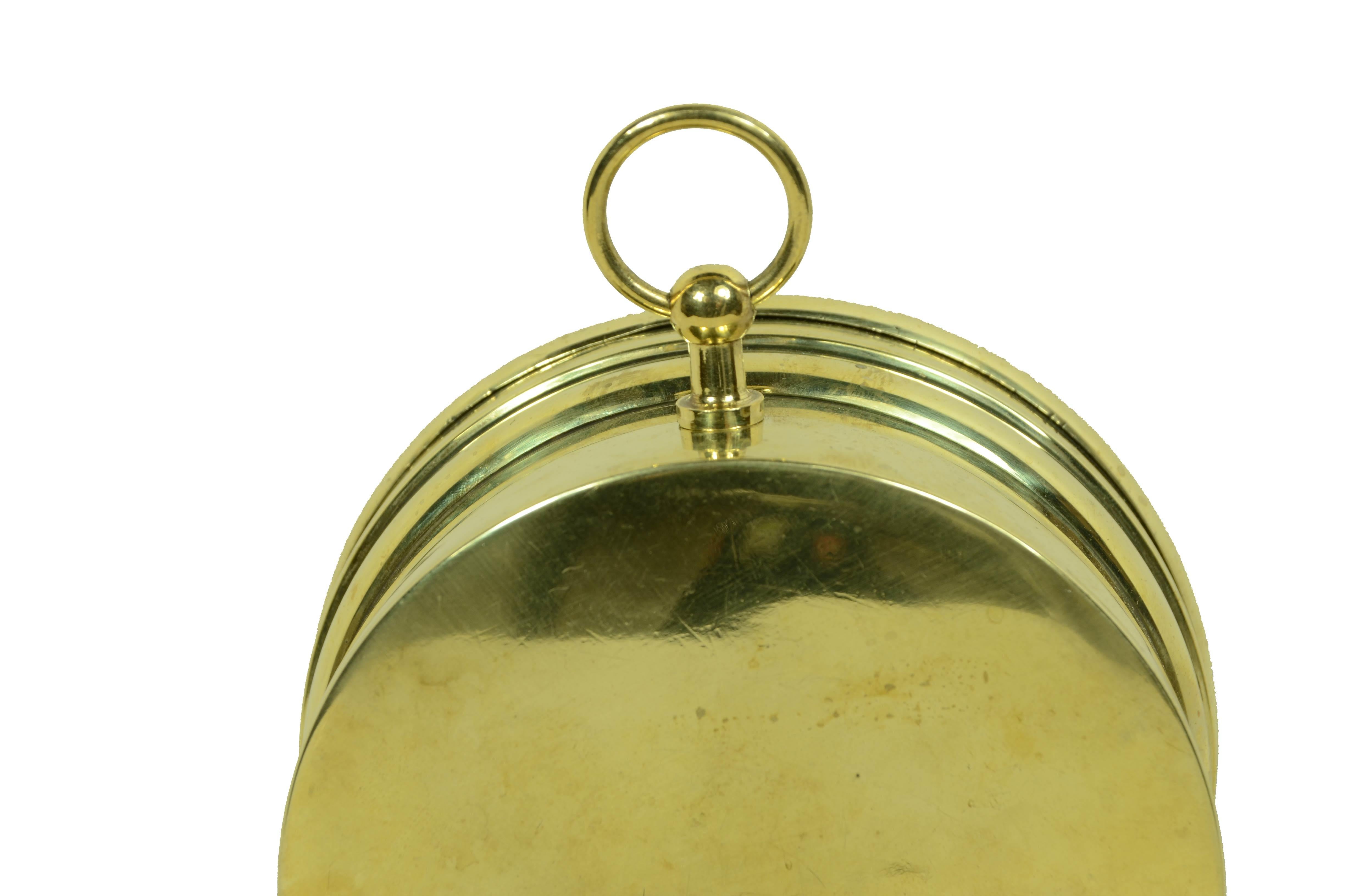 Negretti & Zambra Messing-Aneroid-Tischbarometer und Wandbarometer aus dem frühen 20 4