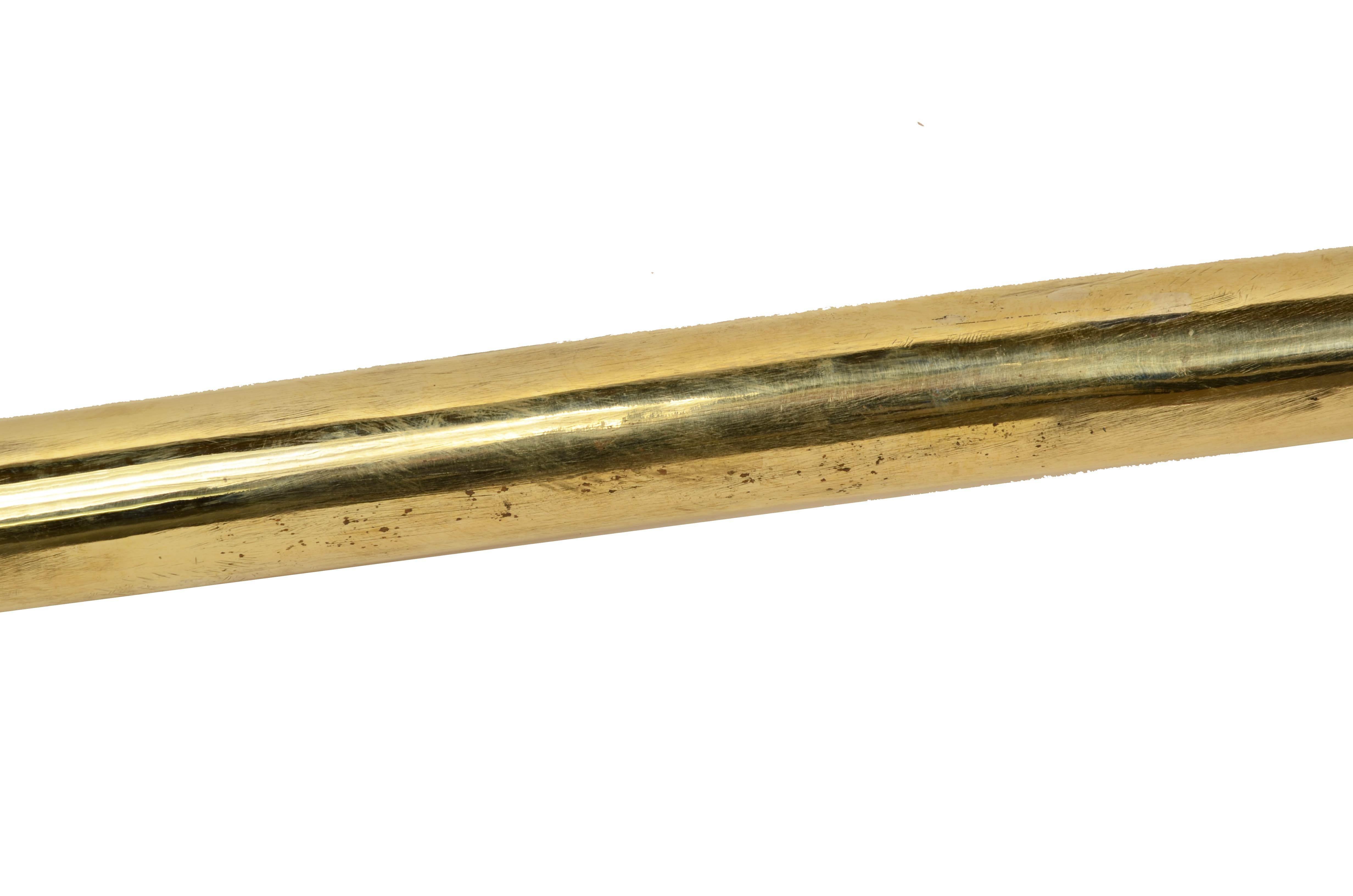 Barómetro náutico en ottone firmato H.D.F.S.C. Lisboa degli anni cinquanta 9