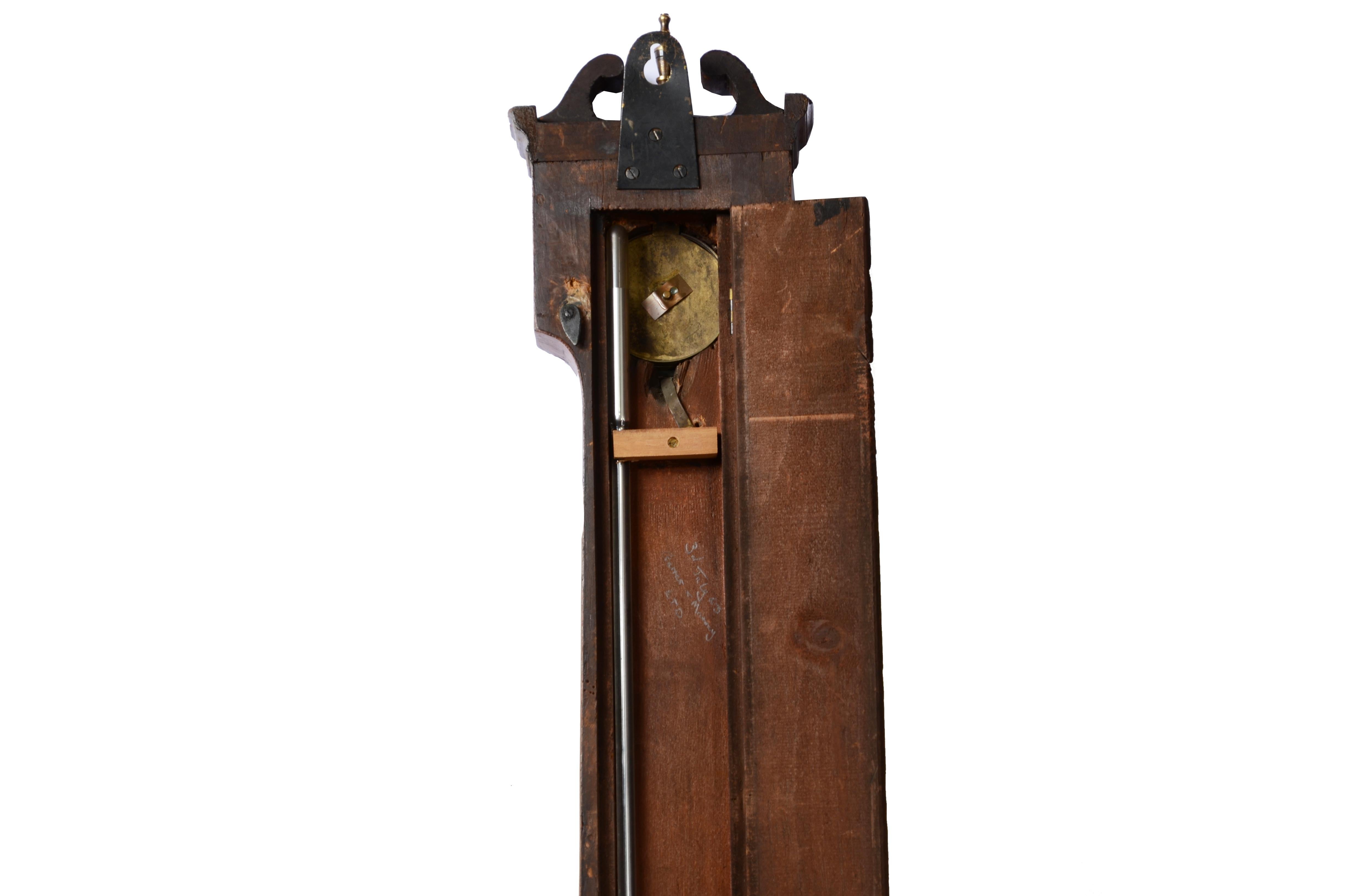 Barometro torricelliano un mercurio en legno  firmato A. Pozzi attivo tra 1820/30 en vente 5