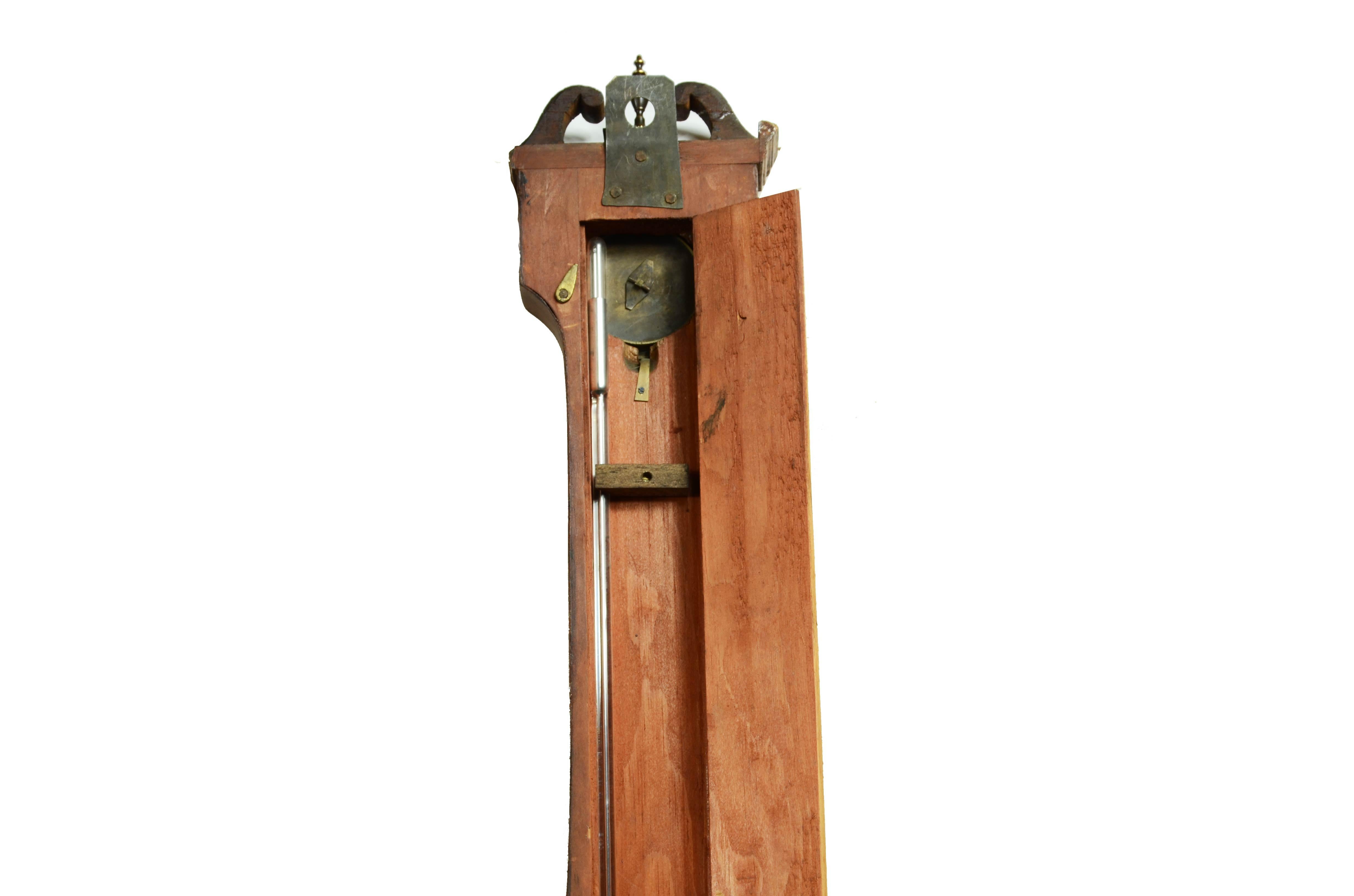 Barómetro torricelliano de caoba firmado Davis 65 Bold St. Liverpool 1839/1841 en venta 8