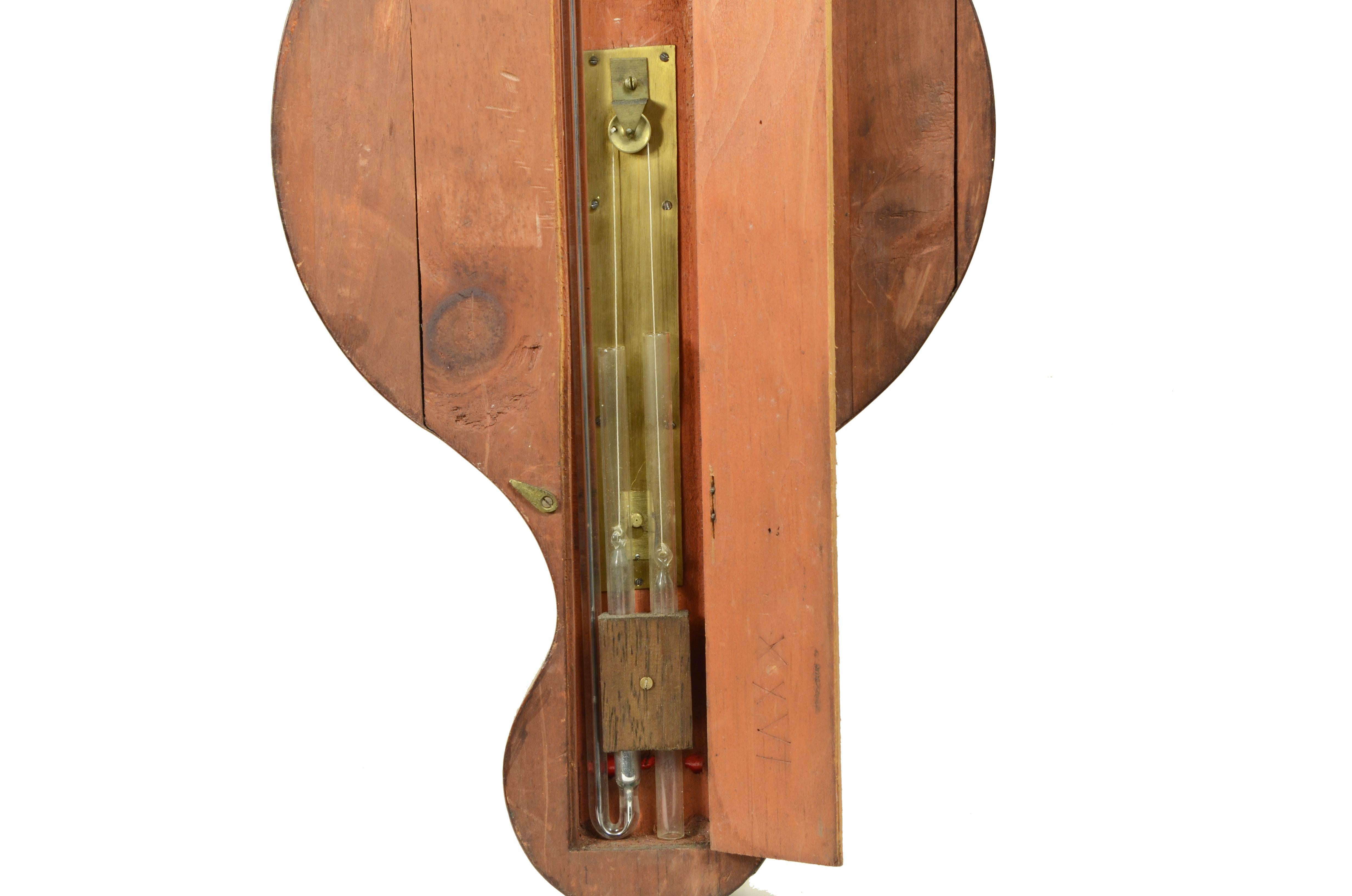 Barómetro torricelliano de caoba firmado Davis 65 Bold St. Liverpool 1839/1841 en venta 10