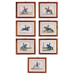 Prints of Horses, Baron D'Eisenberg, A Set of Seven.