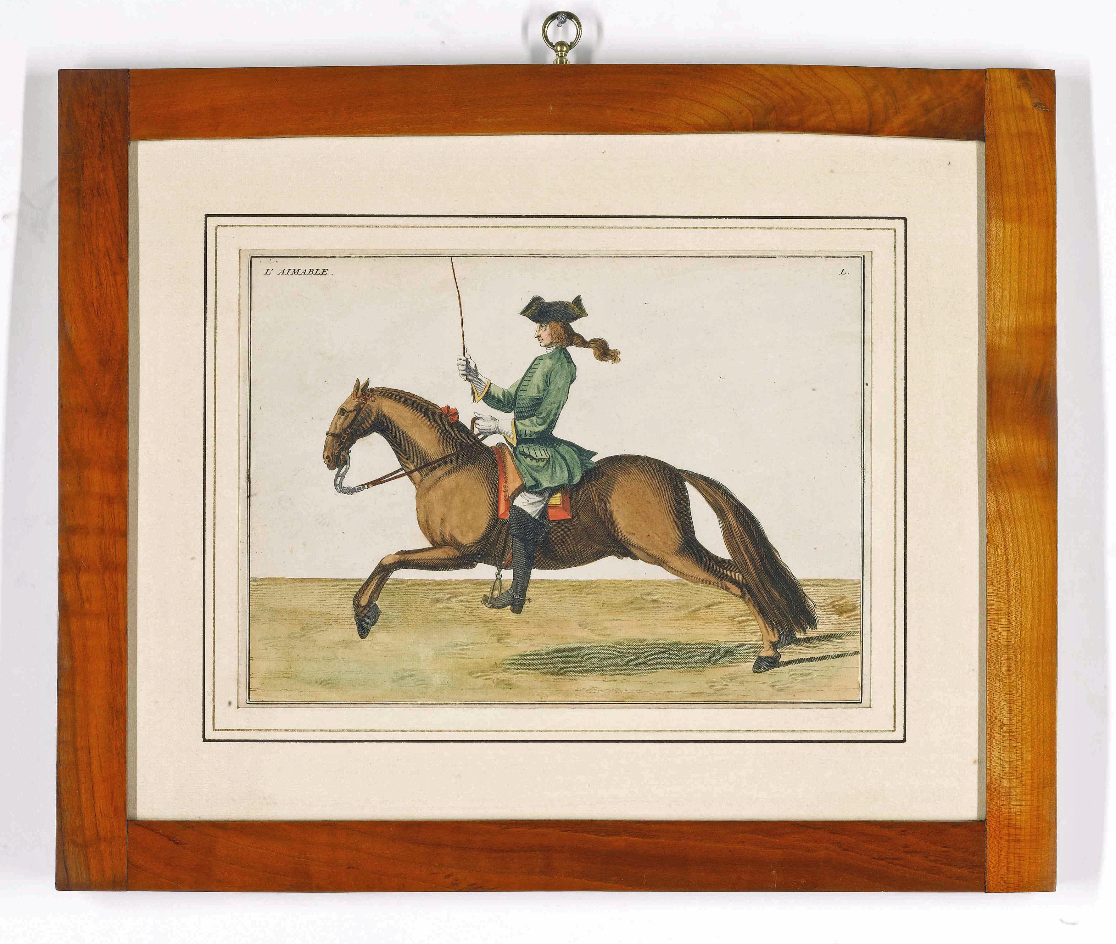 18th Century  Prints of Horses, Baron D'Eisenberg, A Set of Seven.