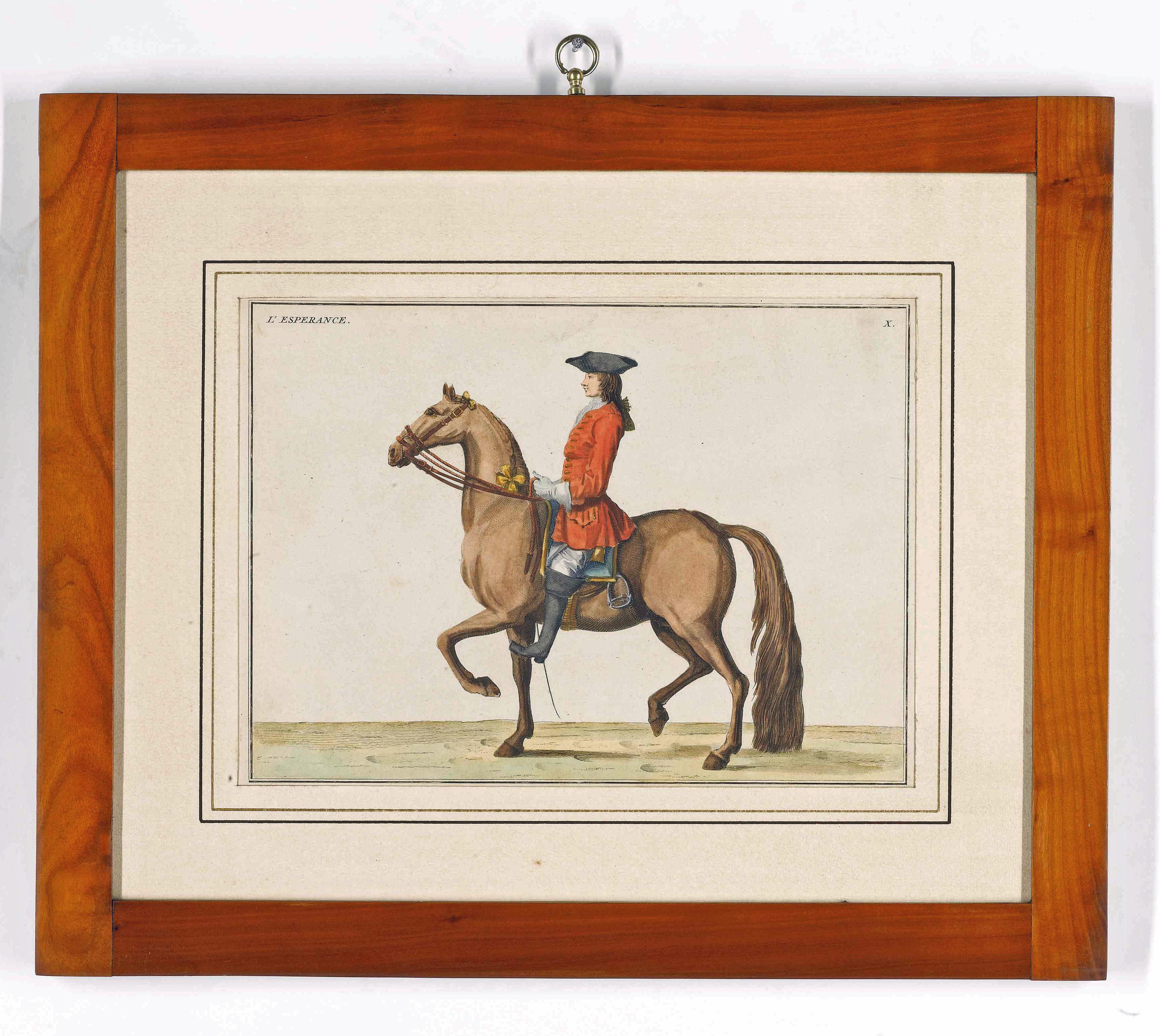 Paper  Prints of Horses, Baron D'Eisenberg, A Set of Seven.