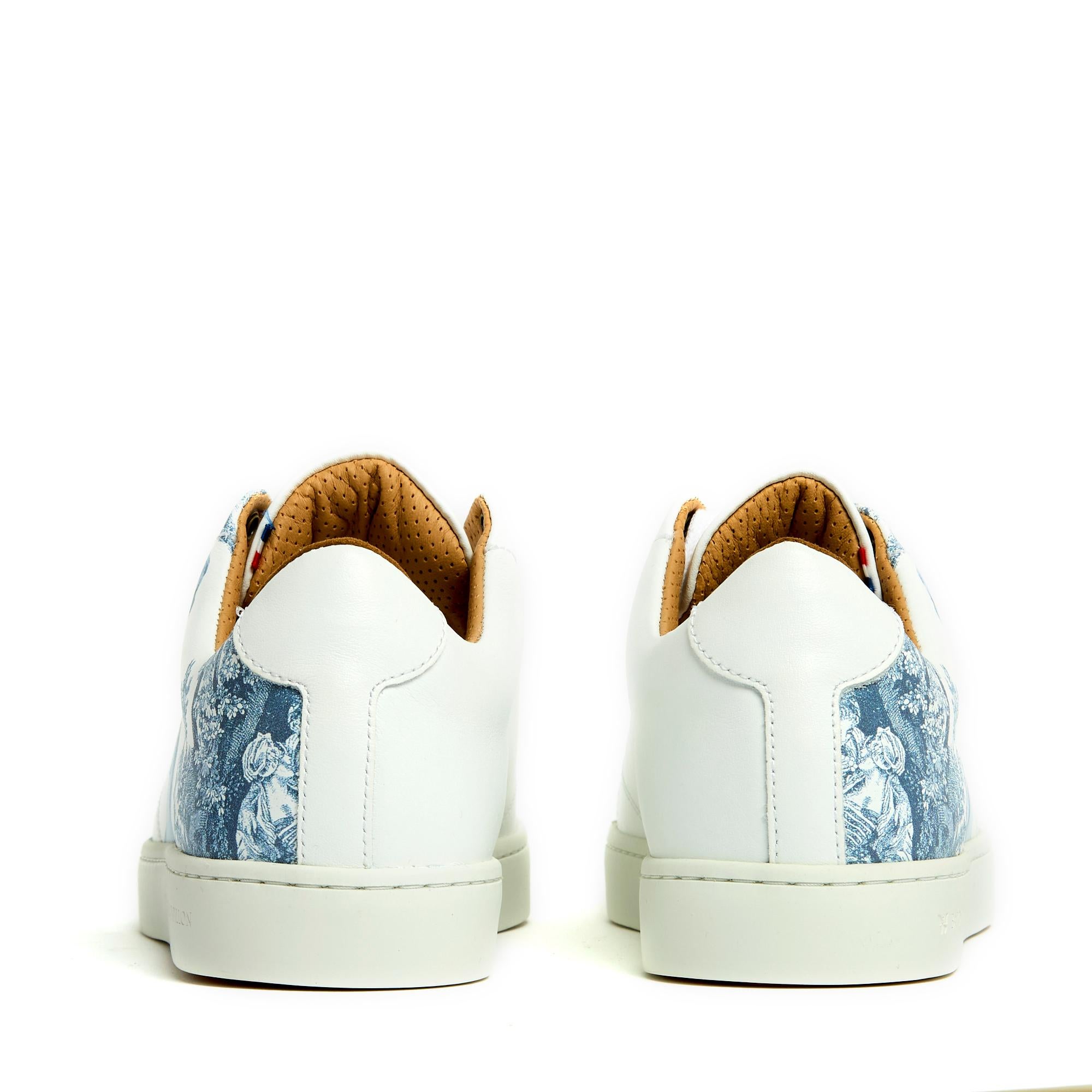 Baron Papillon 2024 Sneakers low Marie Antoinette Blue Low EU38 New In New Condition In PARIS, FR