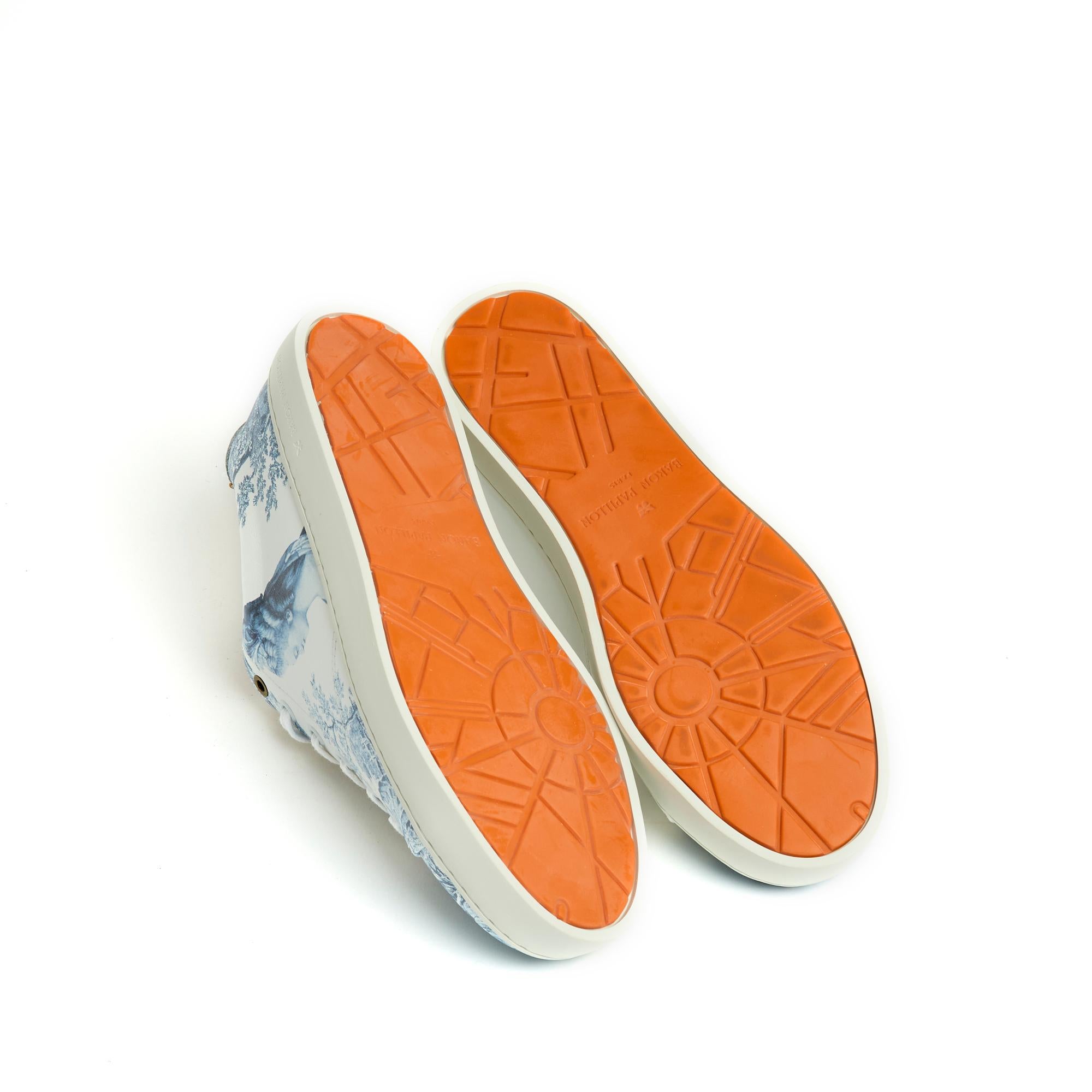 Women's Baron Papillon 2024 Sneakers low Marie Antoinette Blue Low EU38 New