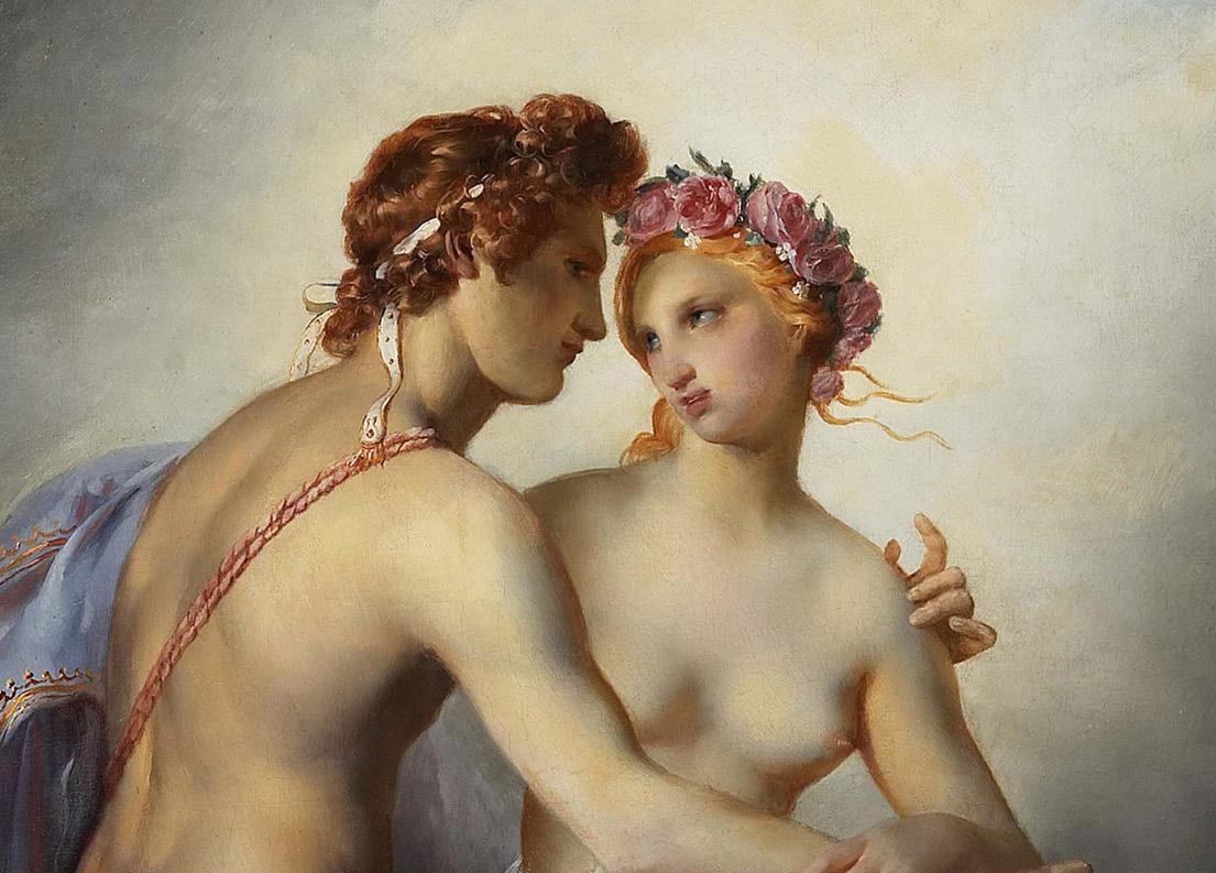 Venus and Adonis - Painting by Baron Pierre Narcisse Guerin (workshop)