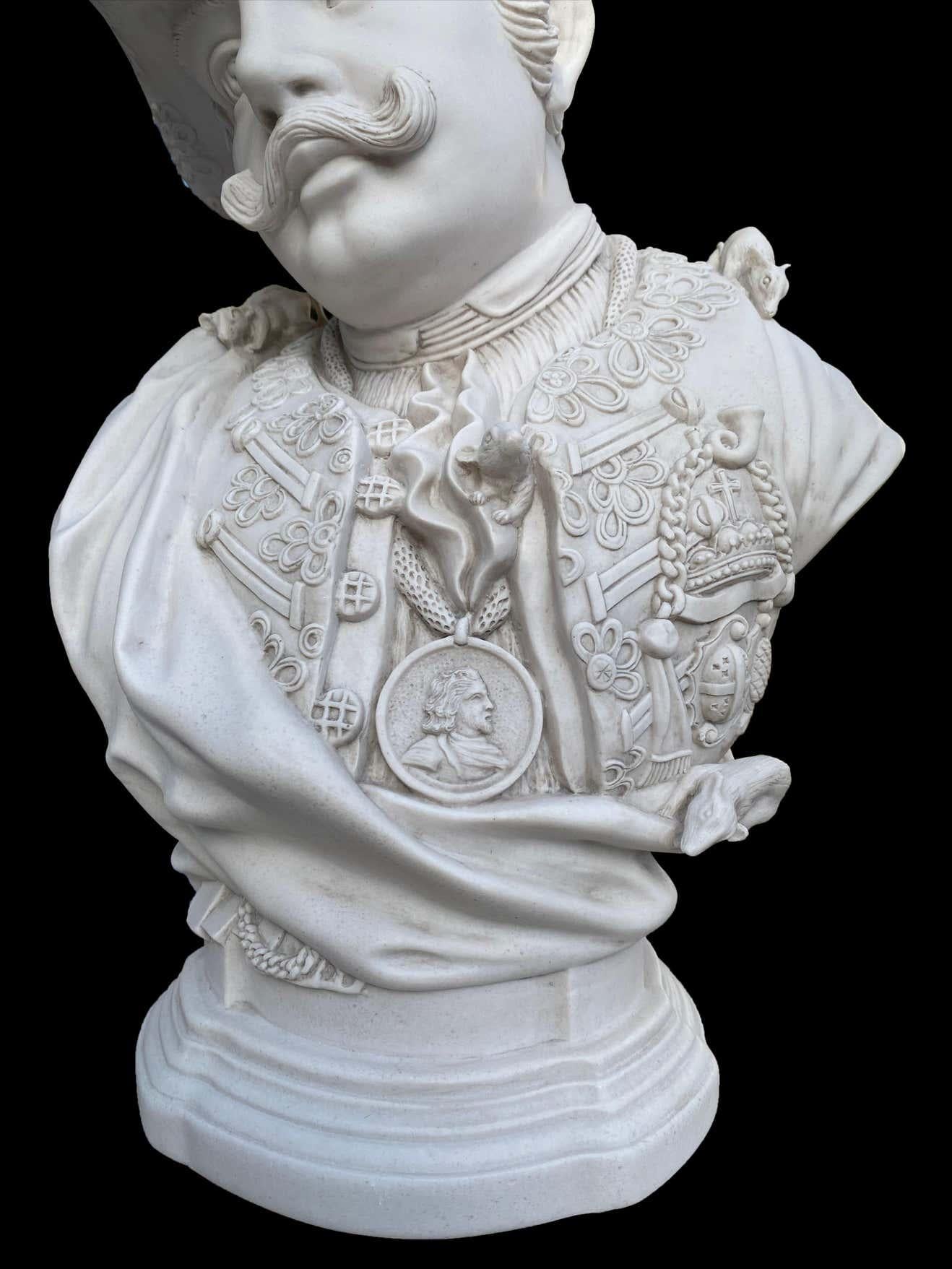 Baron Schmiedel Bust Sculpture, 20th Century 7