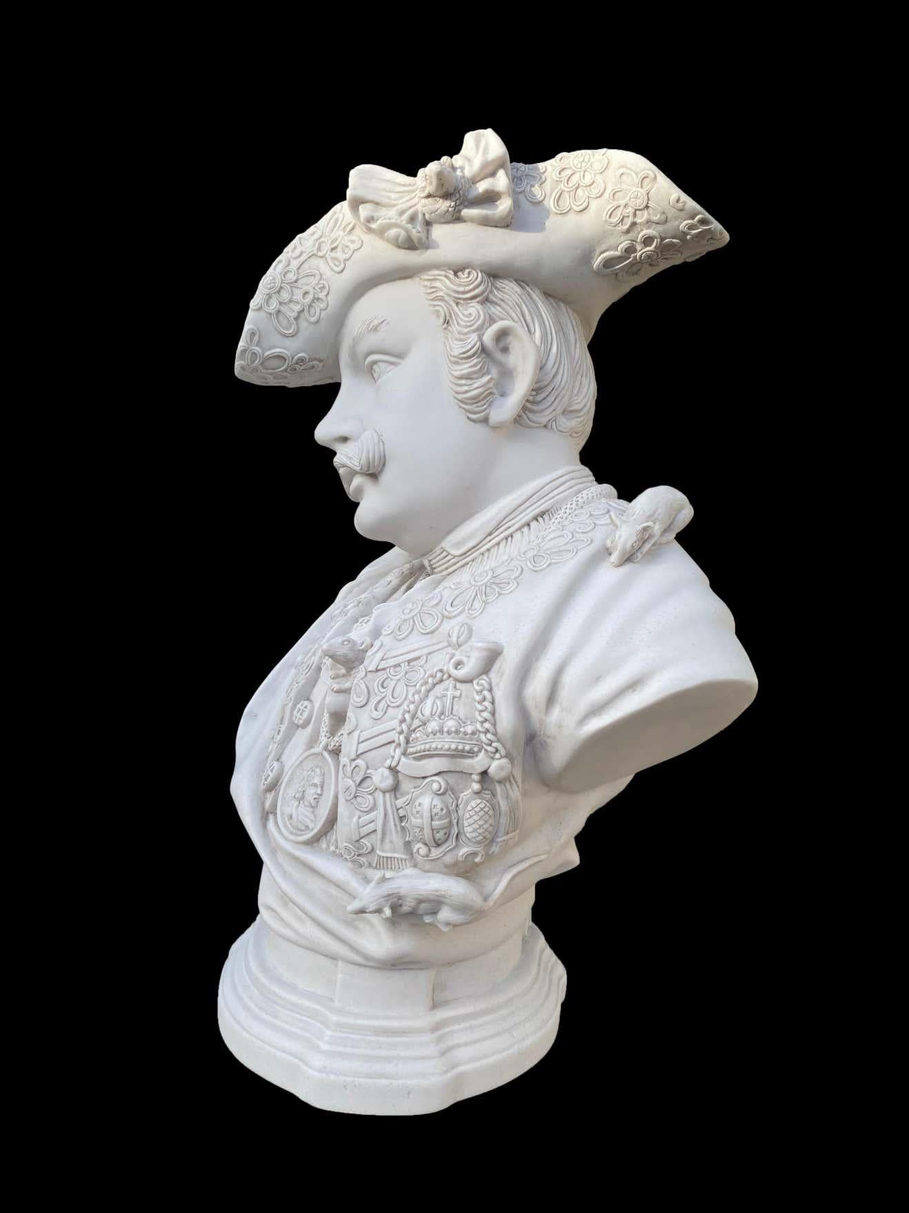 Baron Schmiedel Bust Sculpture, 20th Century 1