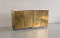 Mobiletto Baron - Ottone patinato - Made in Britain