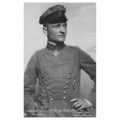Baron Von Richthofen Authentic Strand of Hair with a Certificate of Authenticity
