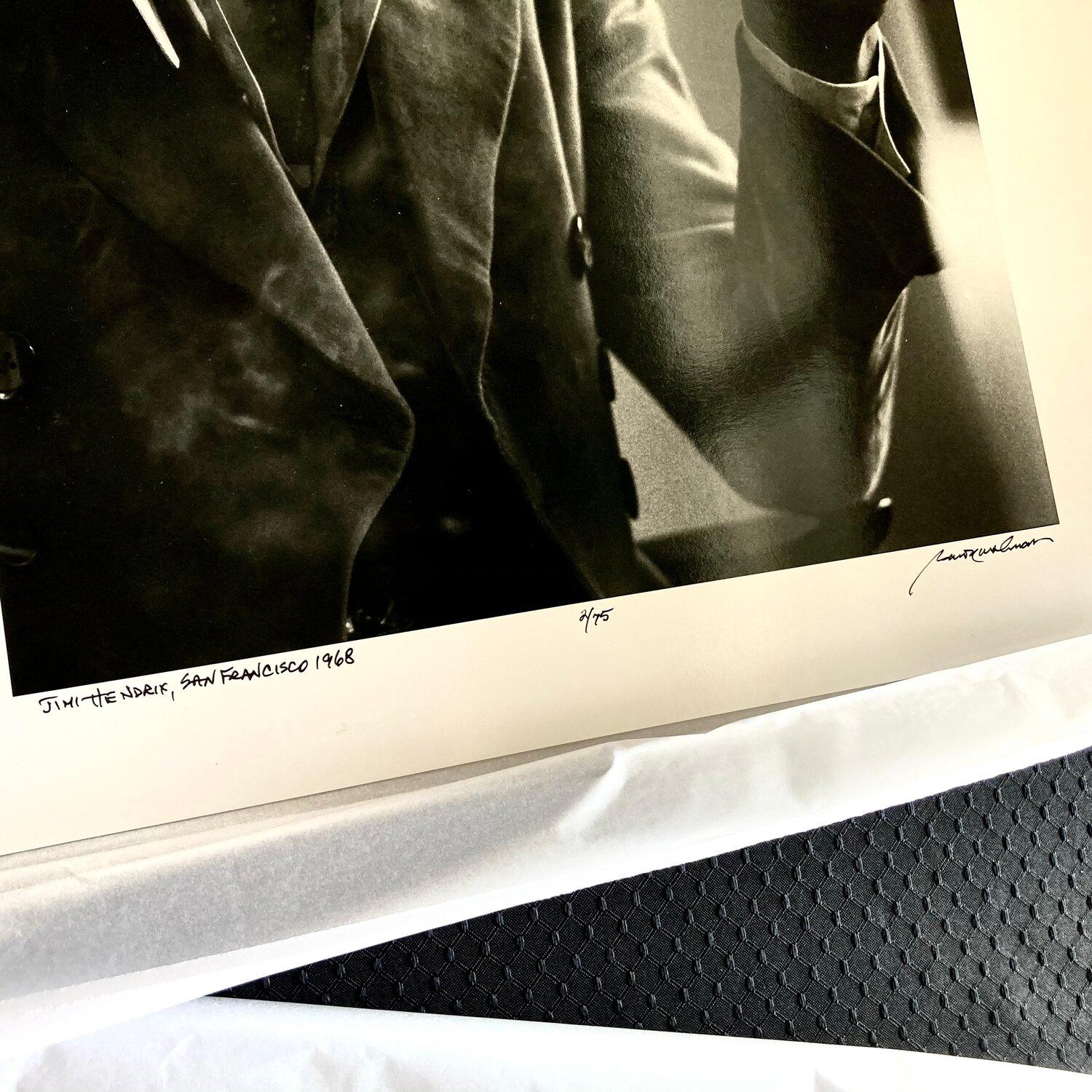 Jimi Hendrix di Baron Wolman, stampa firmata in edizione limitata 20x24 in vendita 1