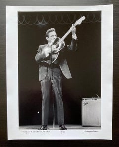 Johnny Cash par Baron Wolman - Impression en édition limitée signée 11x14"