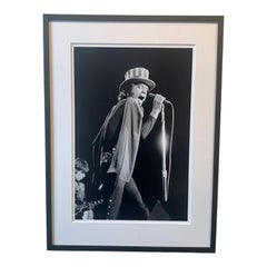 Mick Jagger performing