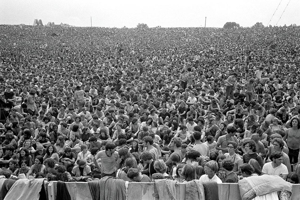 Baron Wolman Figurative Photograph - Woodstock 1969, 300, 000 Strong
