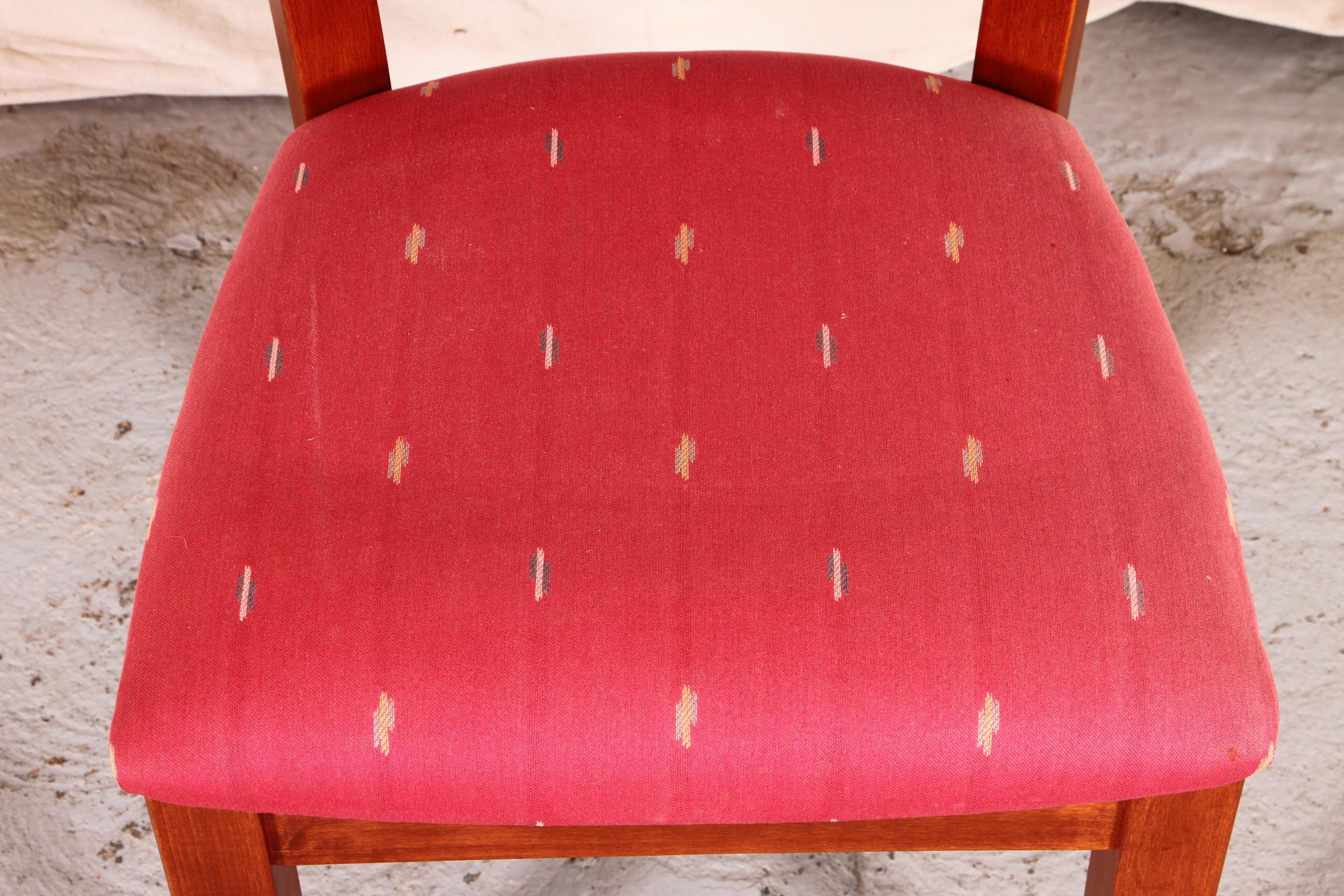 Baronet Esstisch aus massivem Ahornholz mit sechs passenden Beistellstühlen 6