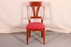 Baronet Solid Maple Dining Table Along with Six Coordinating Side Chairs