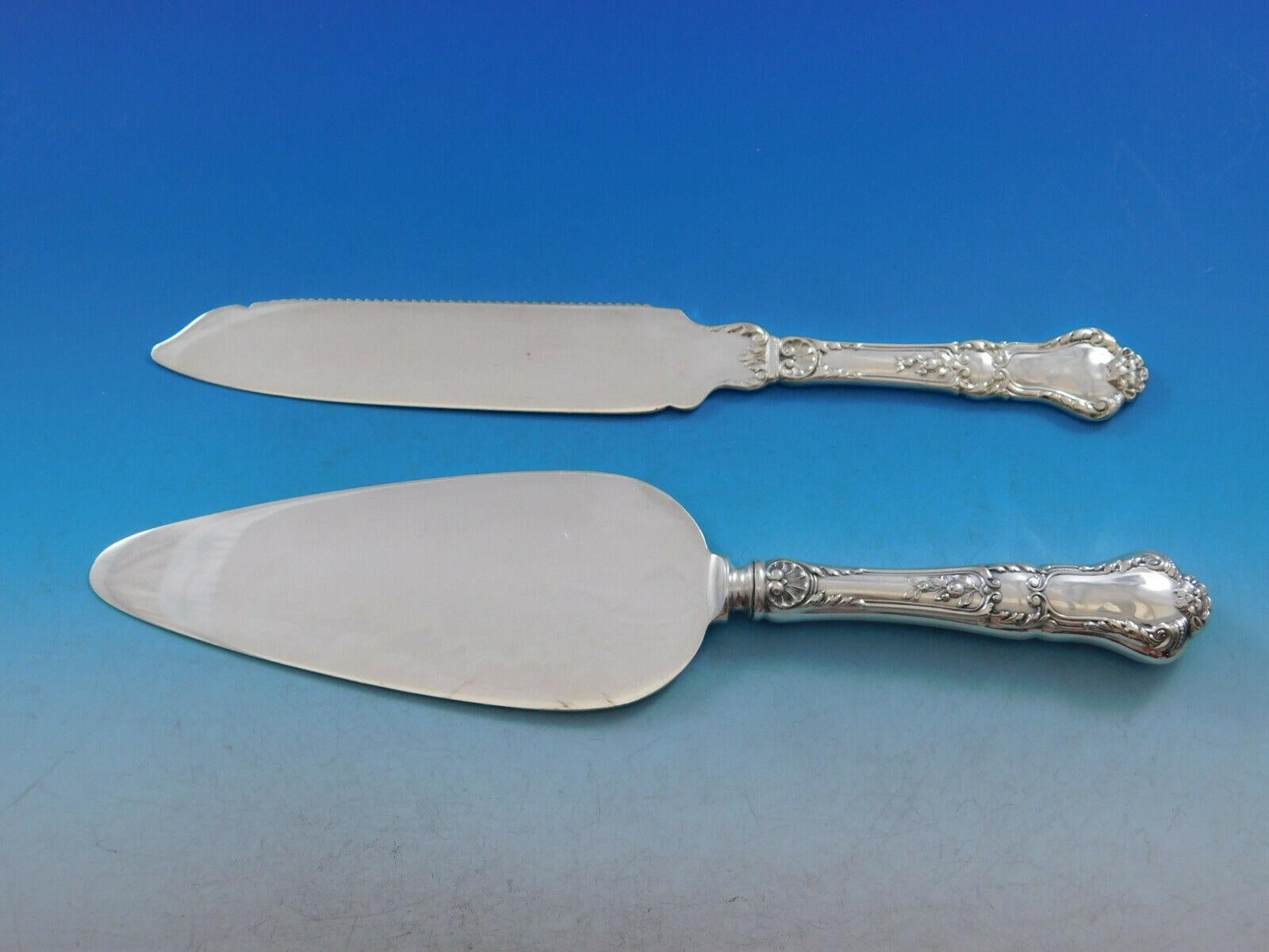 Baronial New by Gorham Sterling Salad Serving Set 2pc 11/" Custom