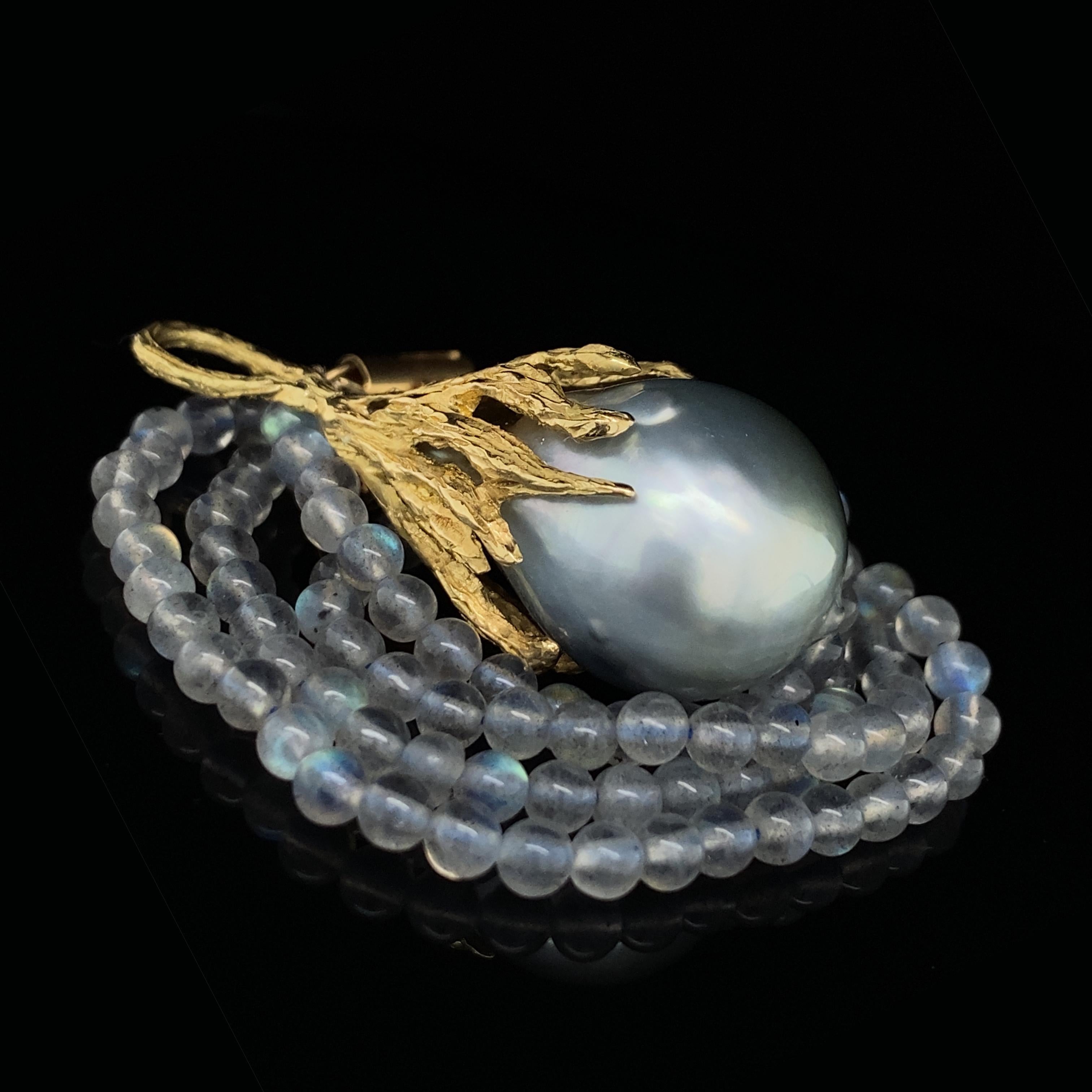 Baroque Silver Tahitian Pearl 